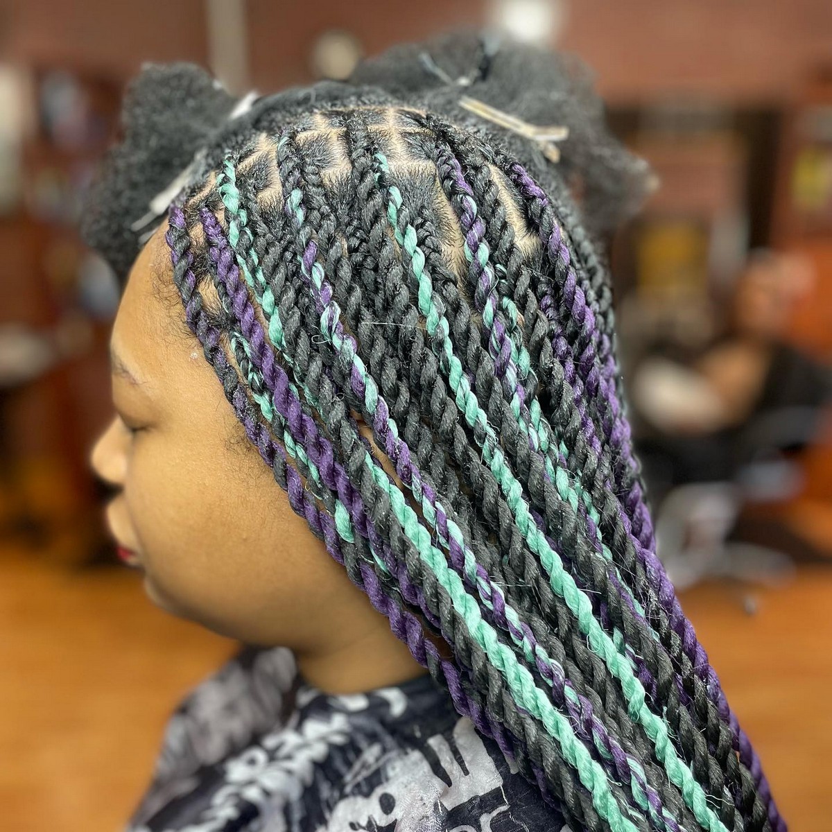 Multi-Colored Short Soft Locs