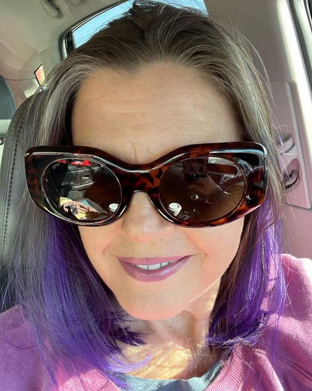 Violet Underneath Hair Color