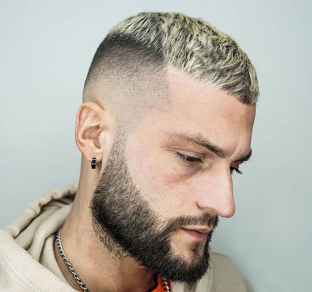 Blonde Edgar Low Taper Undercut