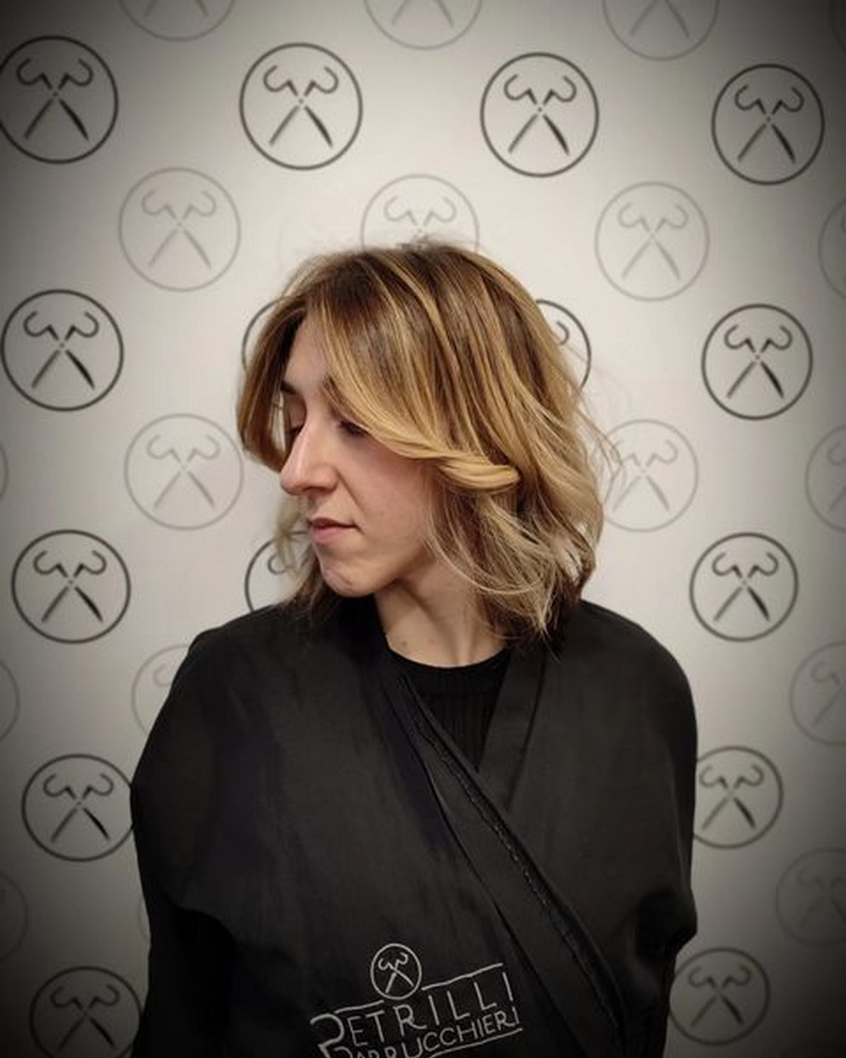 Curtain Bangs With Medium Length Bob