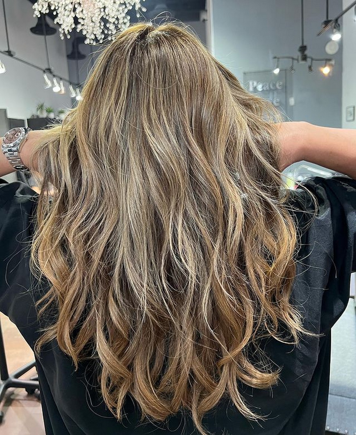Long Messy Dirty Blonde Ombre Hair