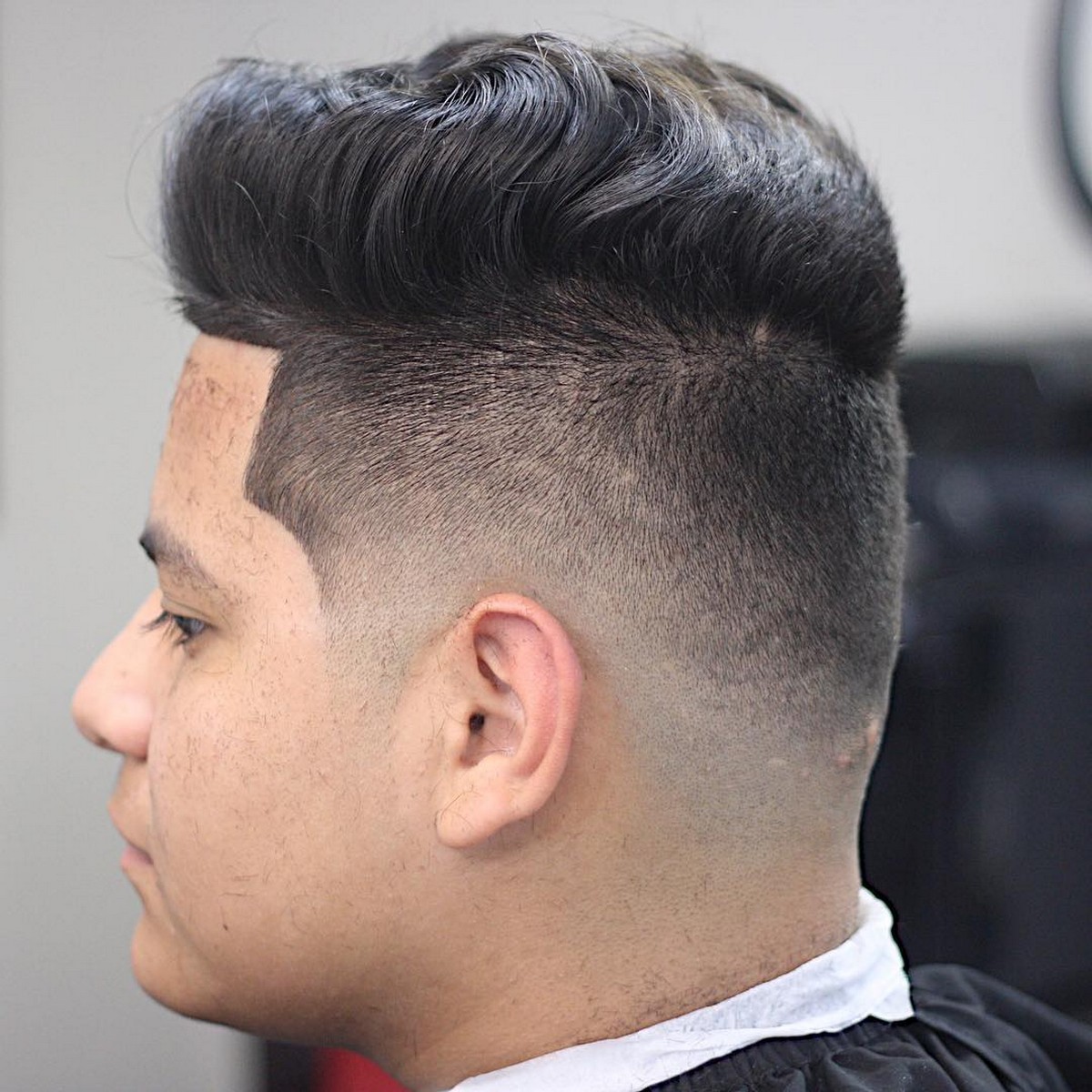 Undercut with Low Fade Haircut