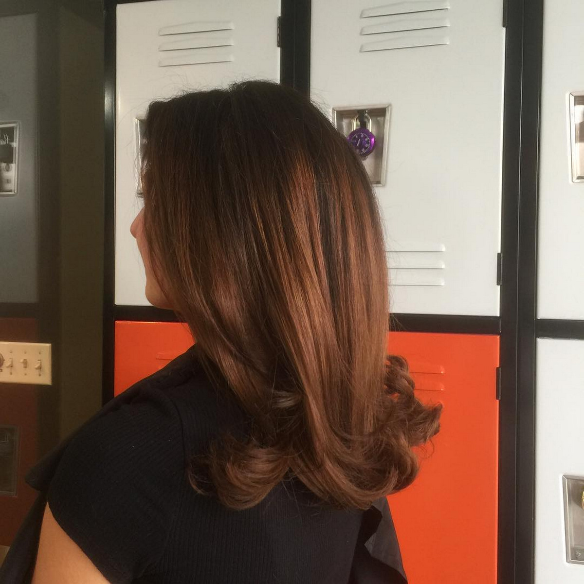 Long layers with feathered ends