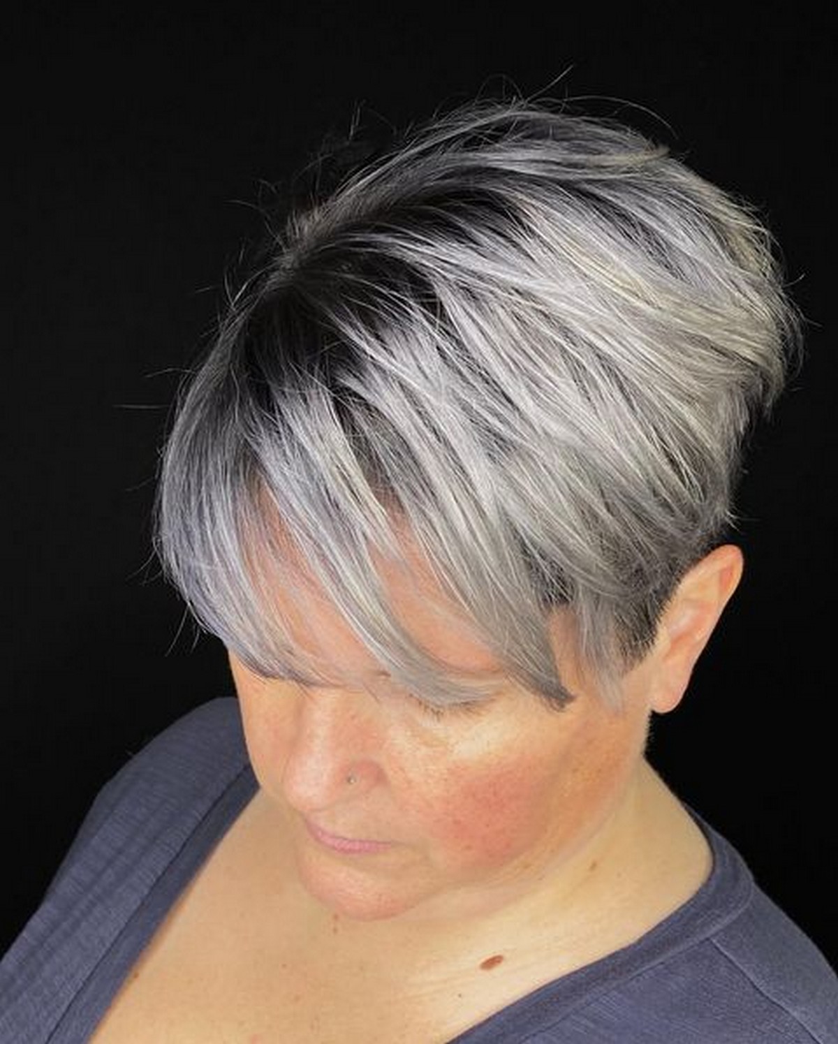 Black and Gray Ombre