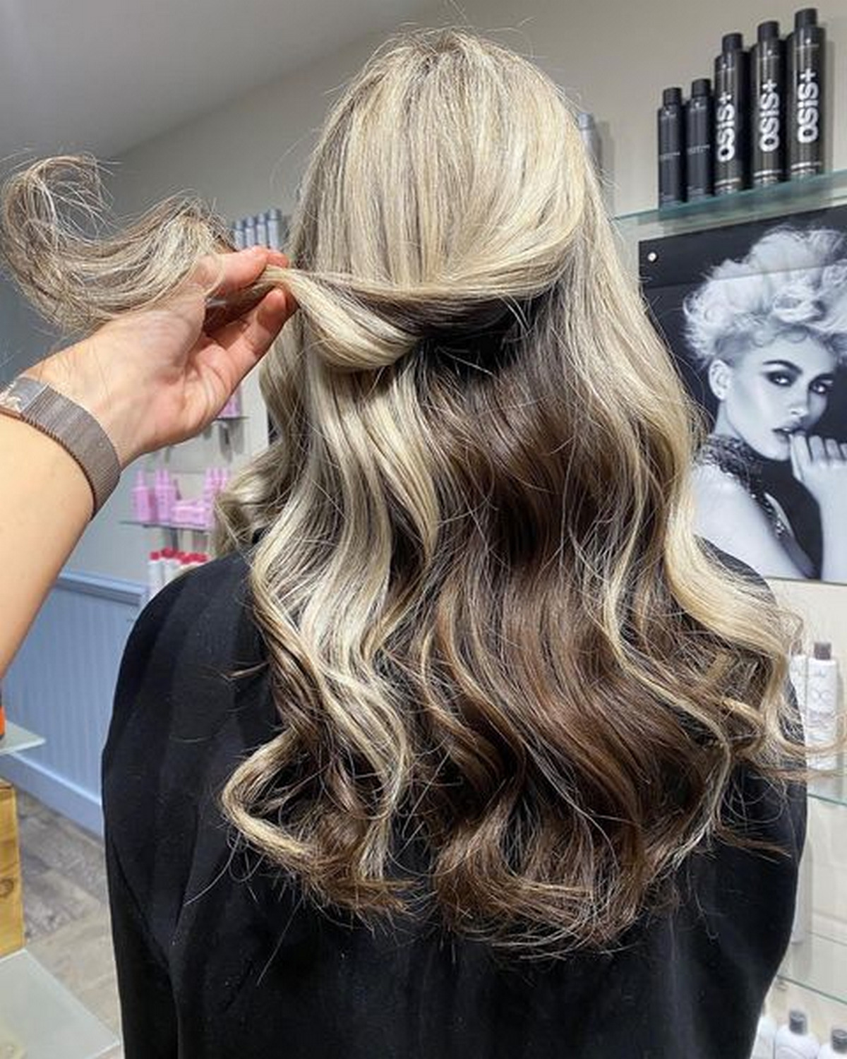 Caramel Brown Underneath Hair Color
