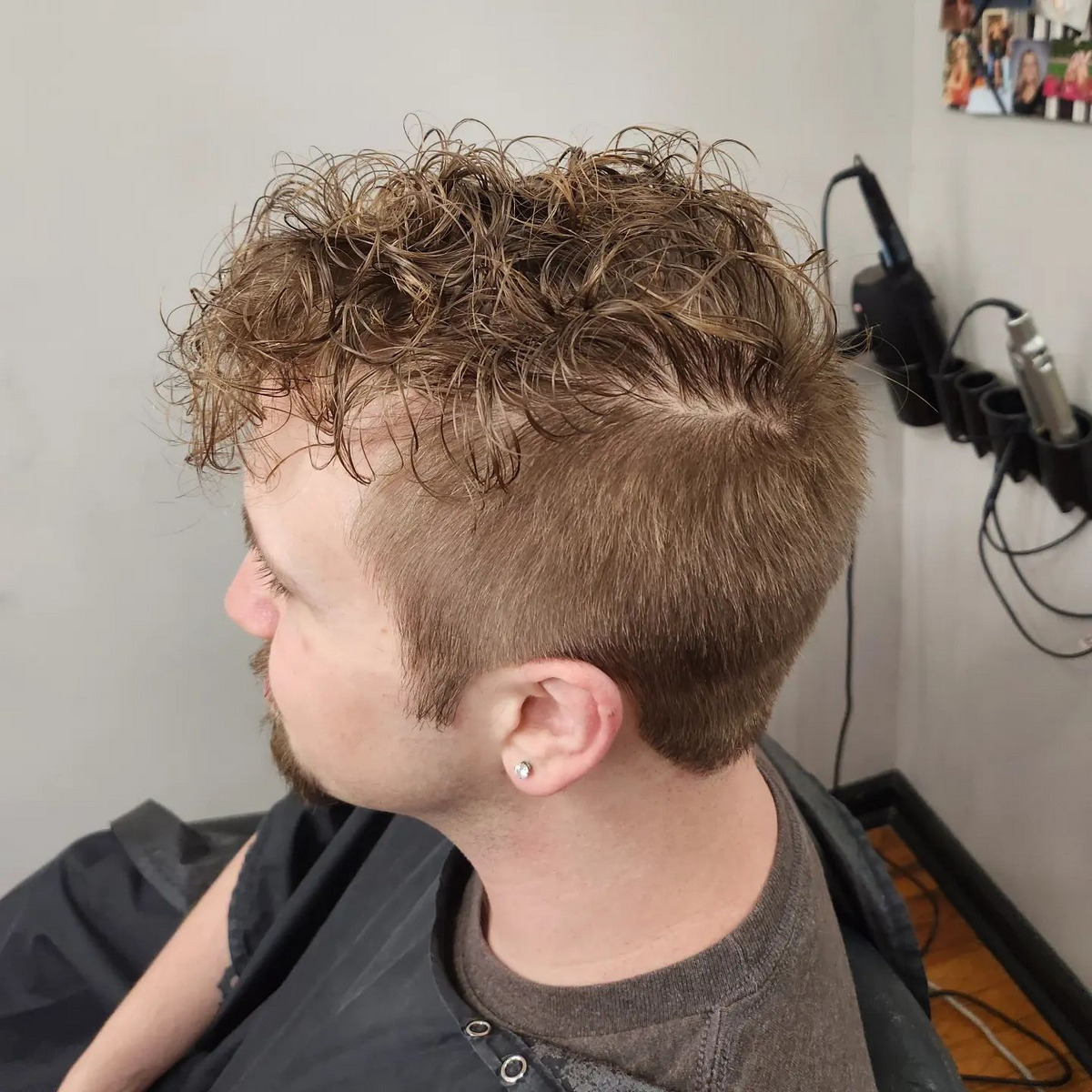 Permed hair