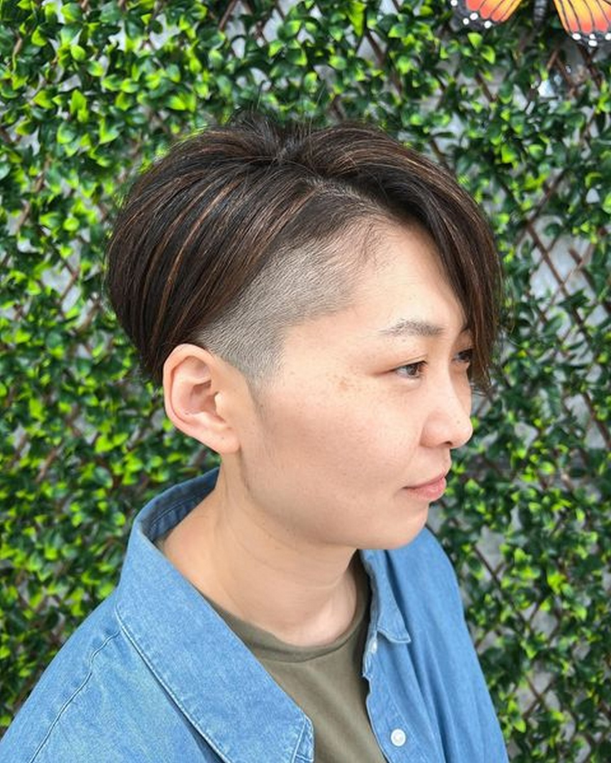 Short Undercut With Highlights