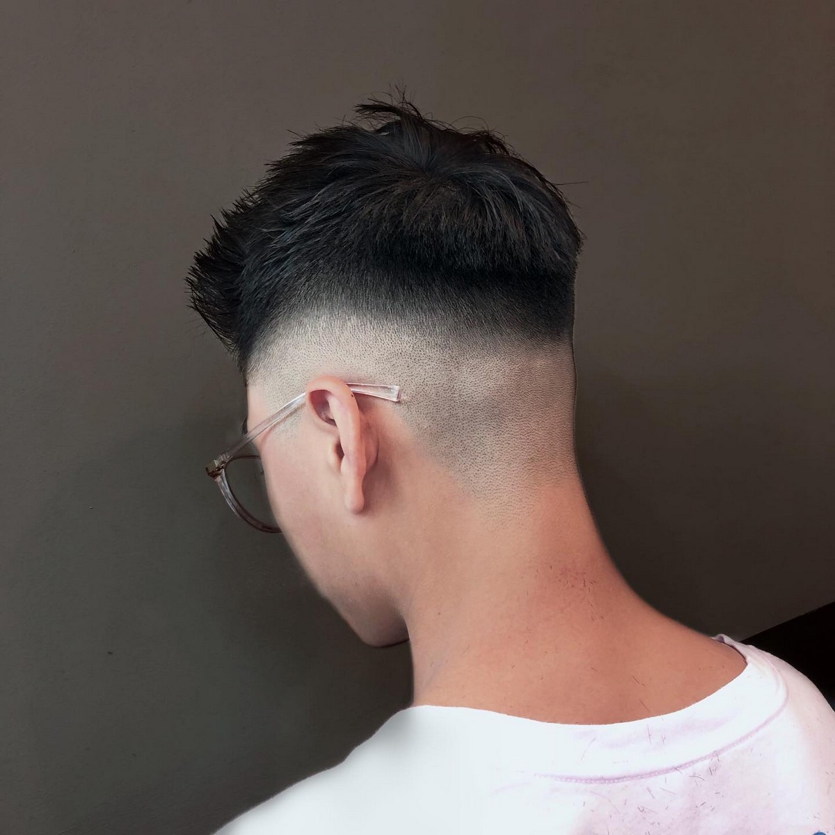 Taper Fade Faux Hawk Hair