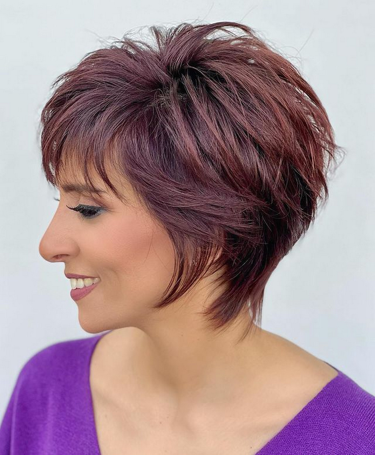 Bixie Cut With Wispy Layers