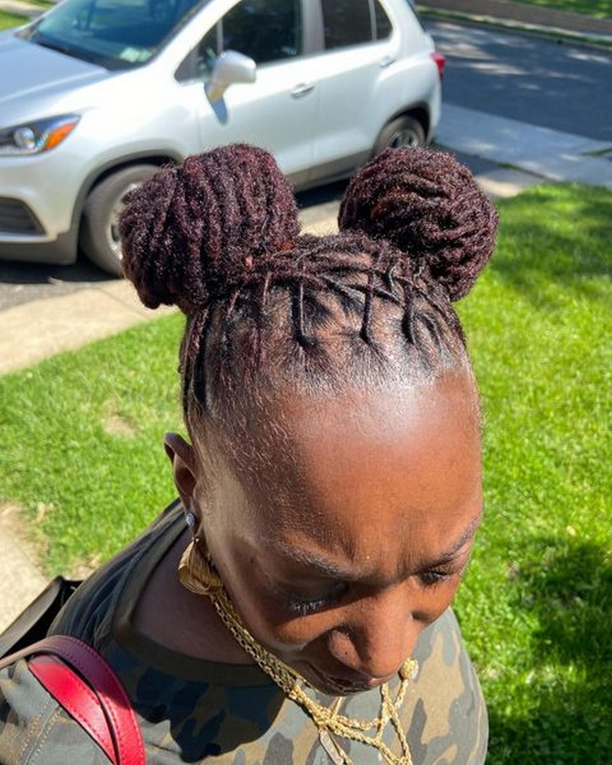 Double Buns With Soft Locs