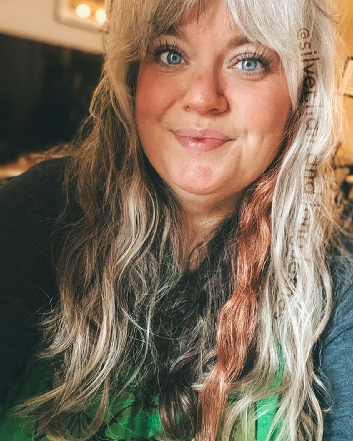 Rose Gold Underneath Hair Color