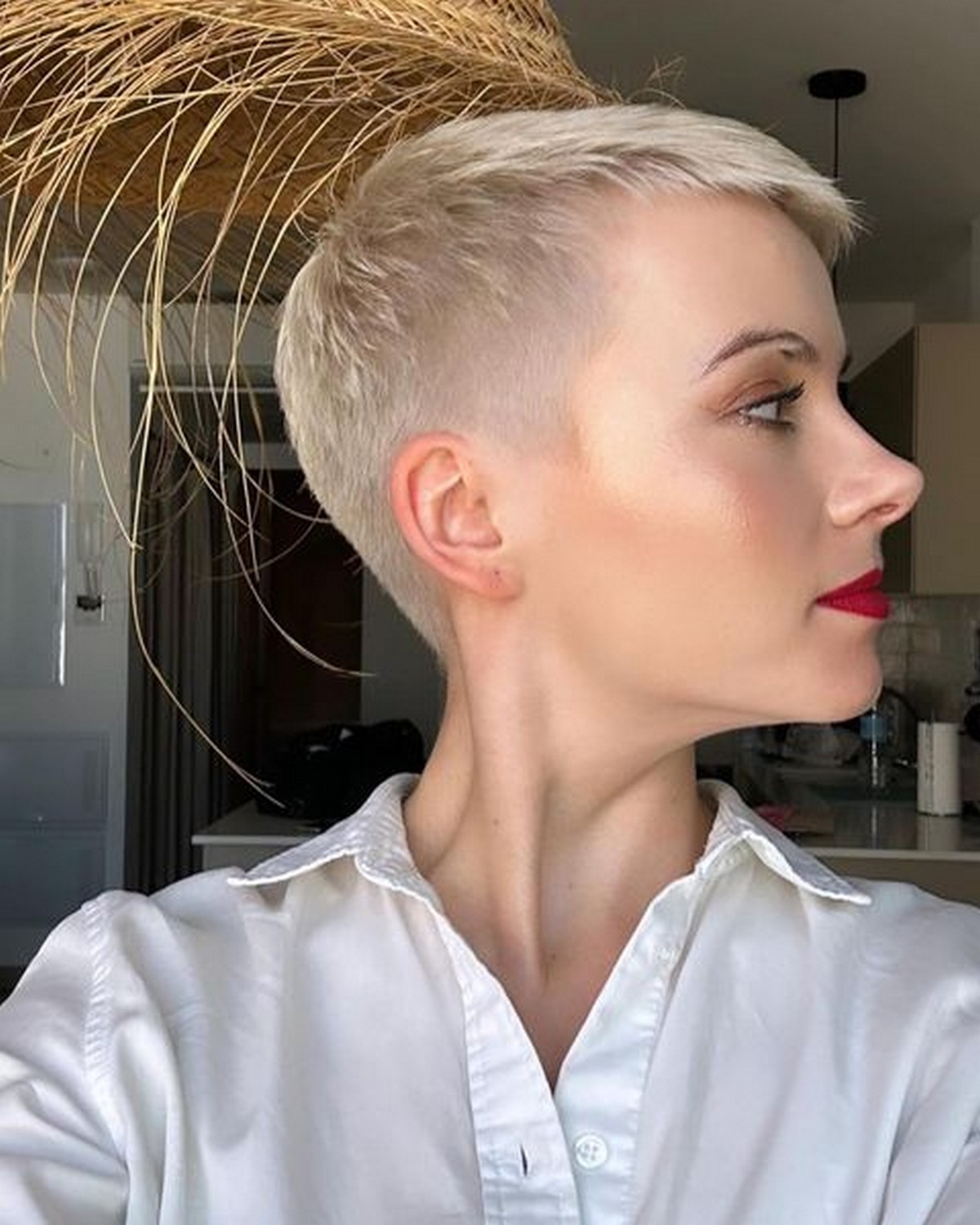 Very Short Shaved Pixie