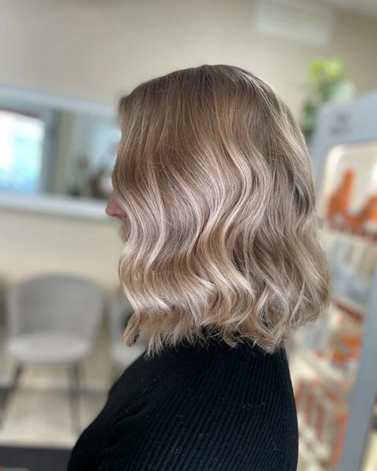 Blond Balayage Lob