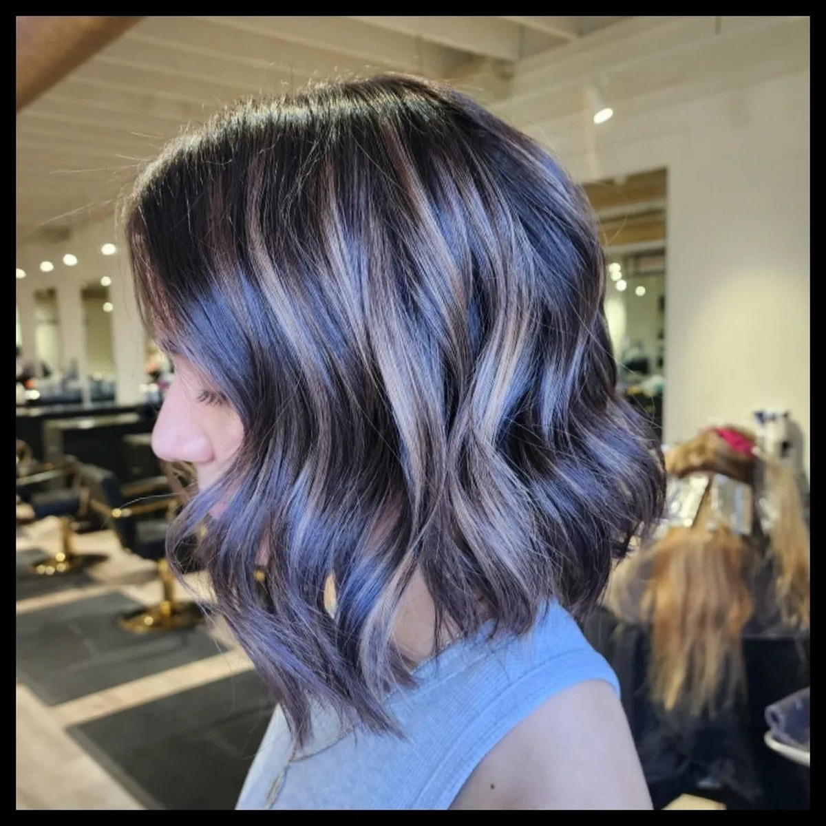 Bronde Bob With Lots Of Fine Layers