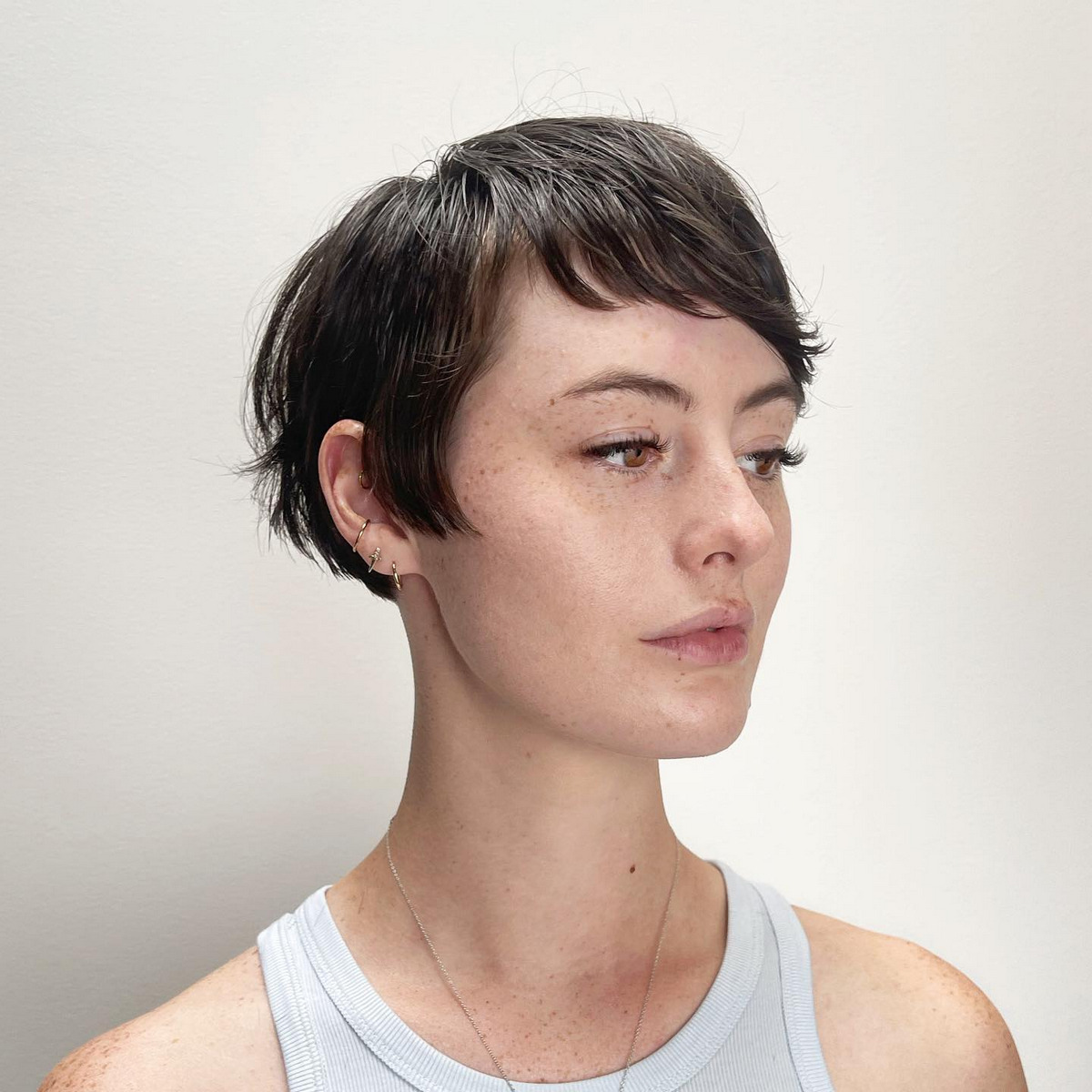 Extra Short Pixie With Bangs