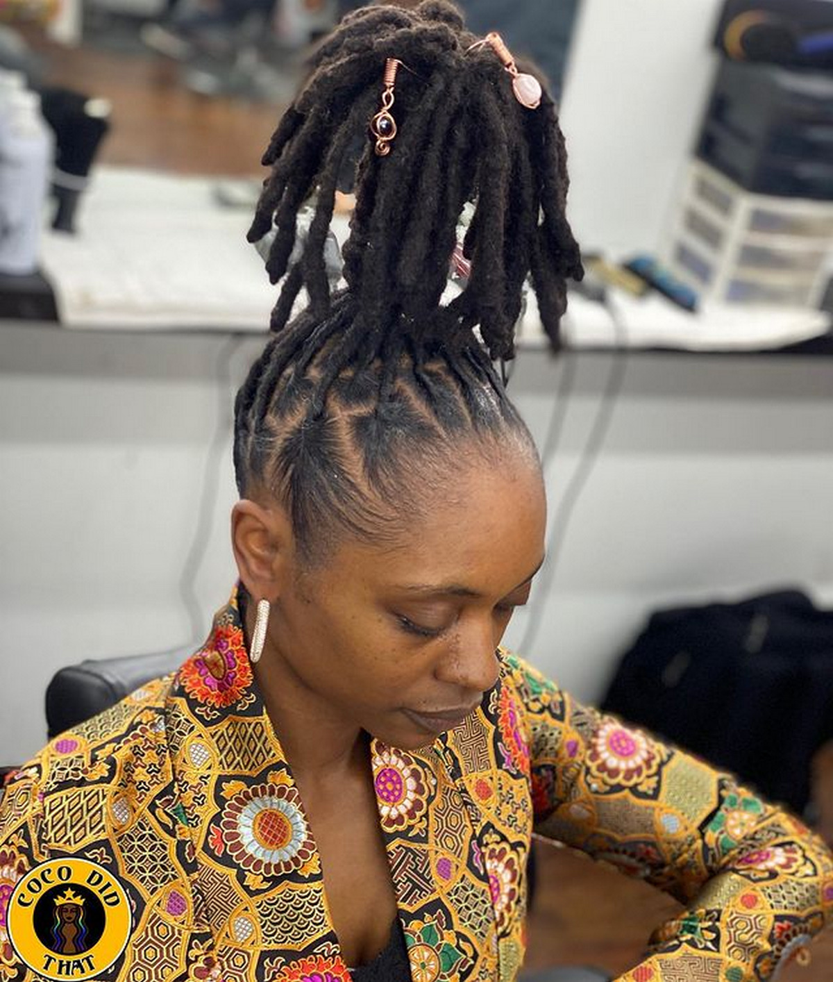 Long Dreadlocks With Palm Trees