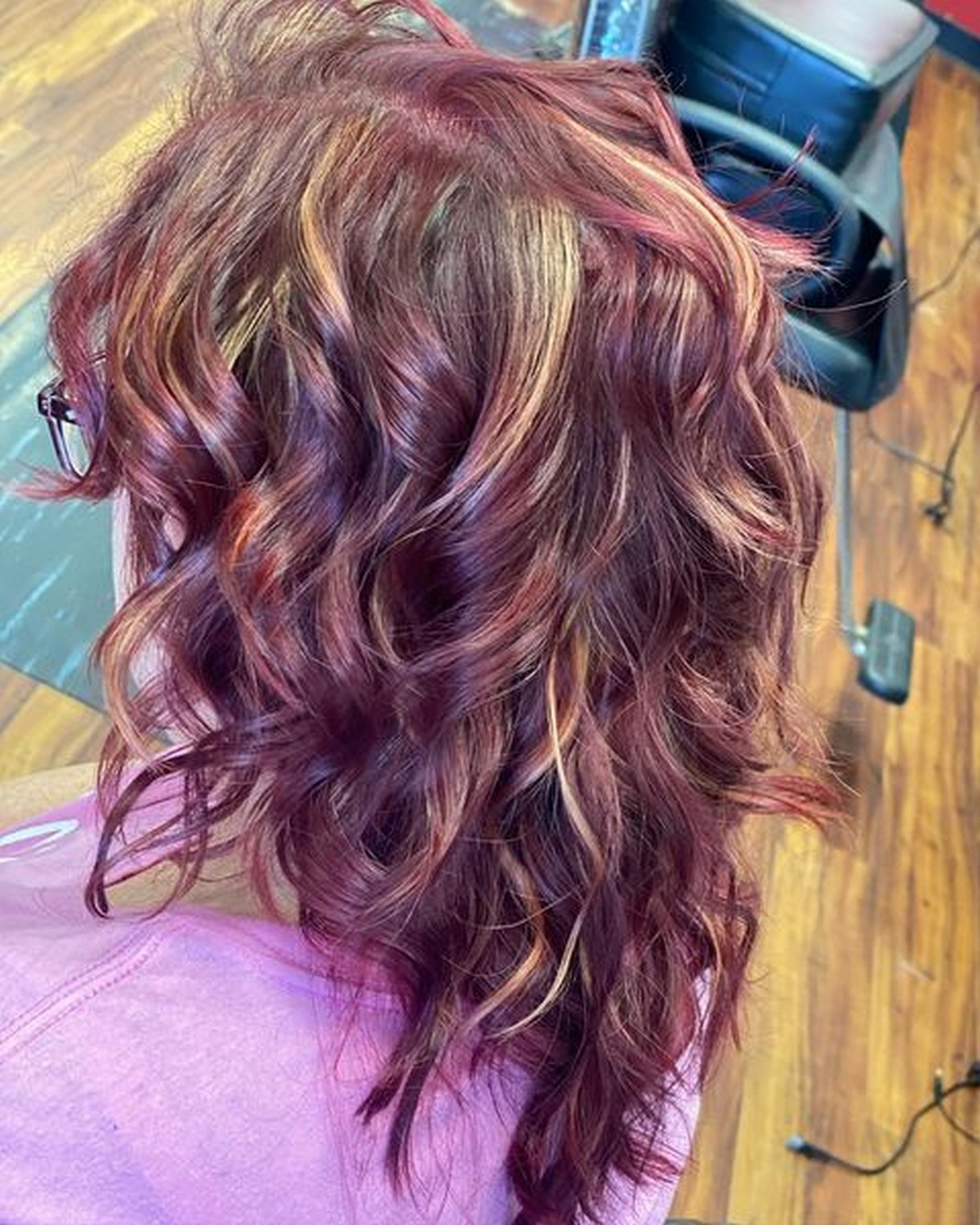 Maroon Hair