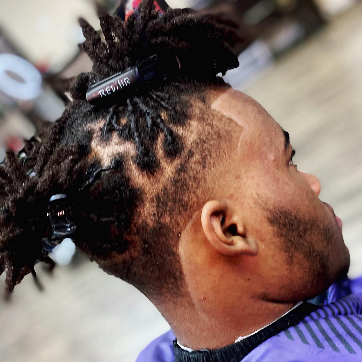 Short Braids With Tapered Ends