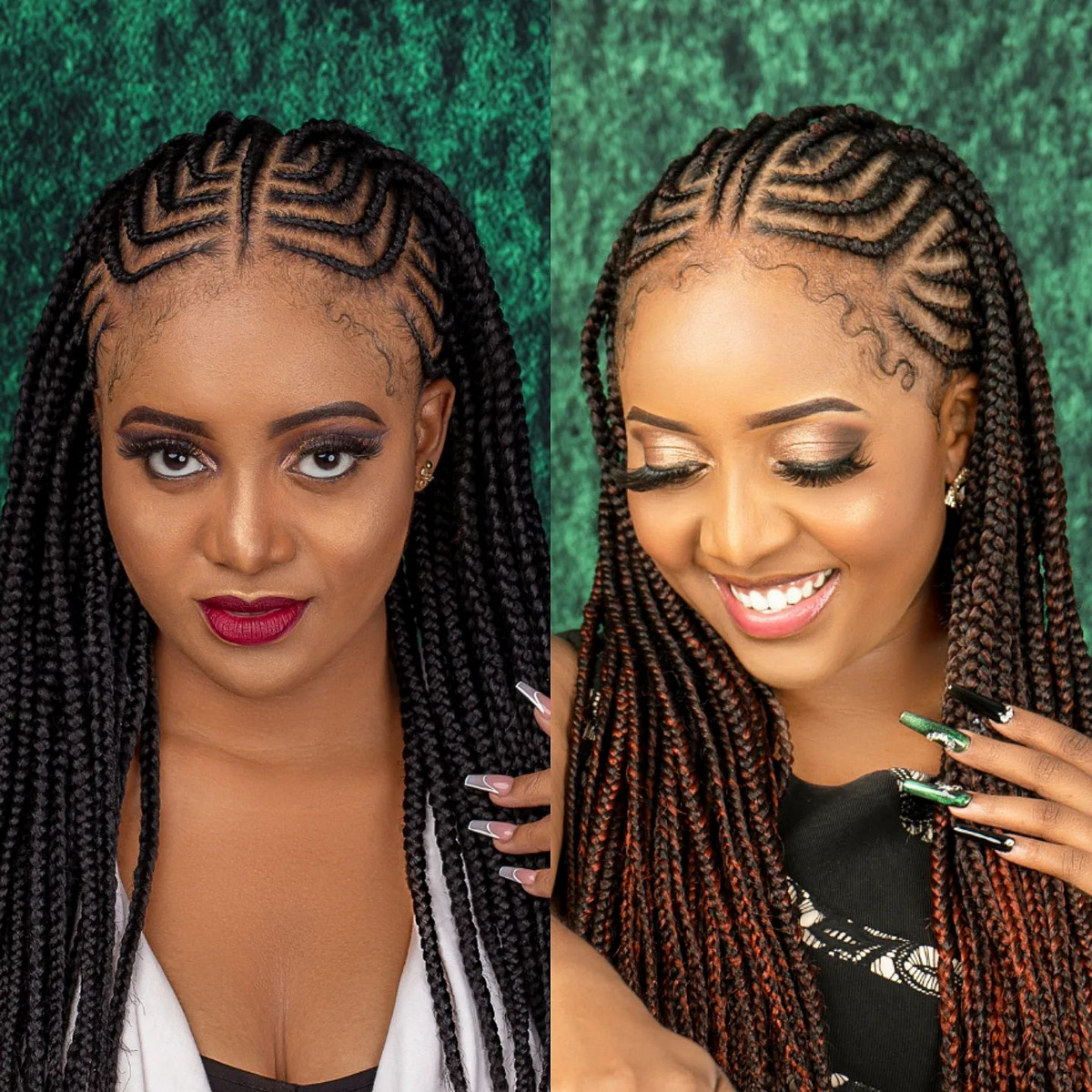  Tribal Braids With Scalp Design