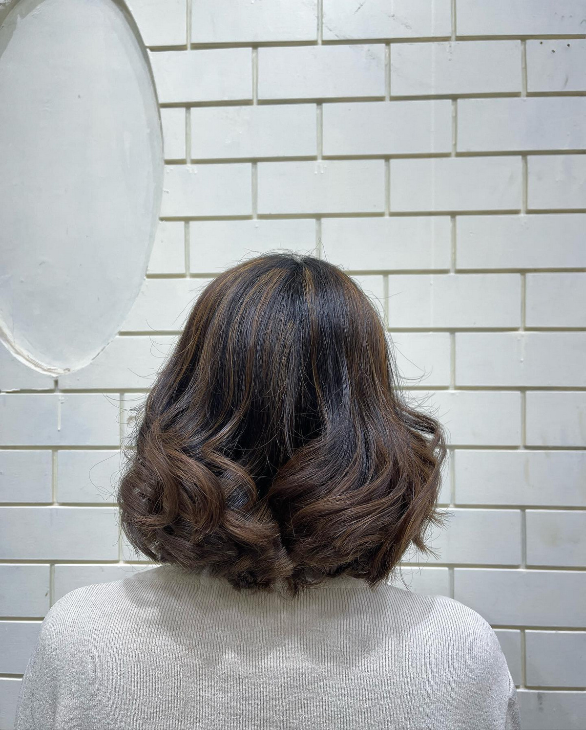 Voluminous Bob With Curls