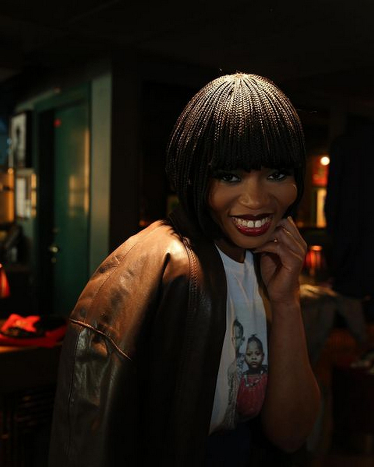 Bob Braid With Bangs