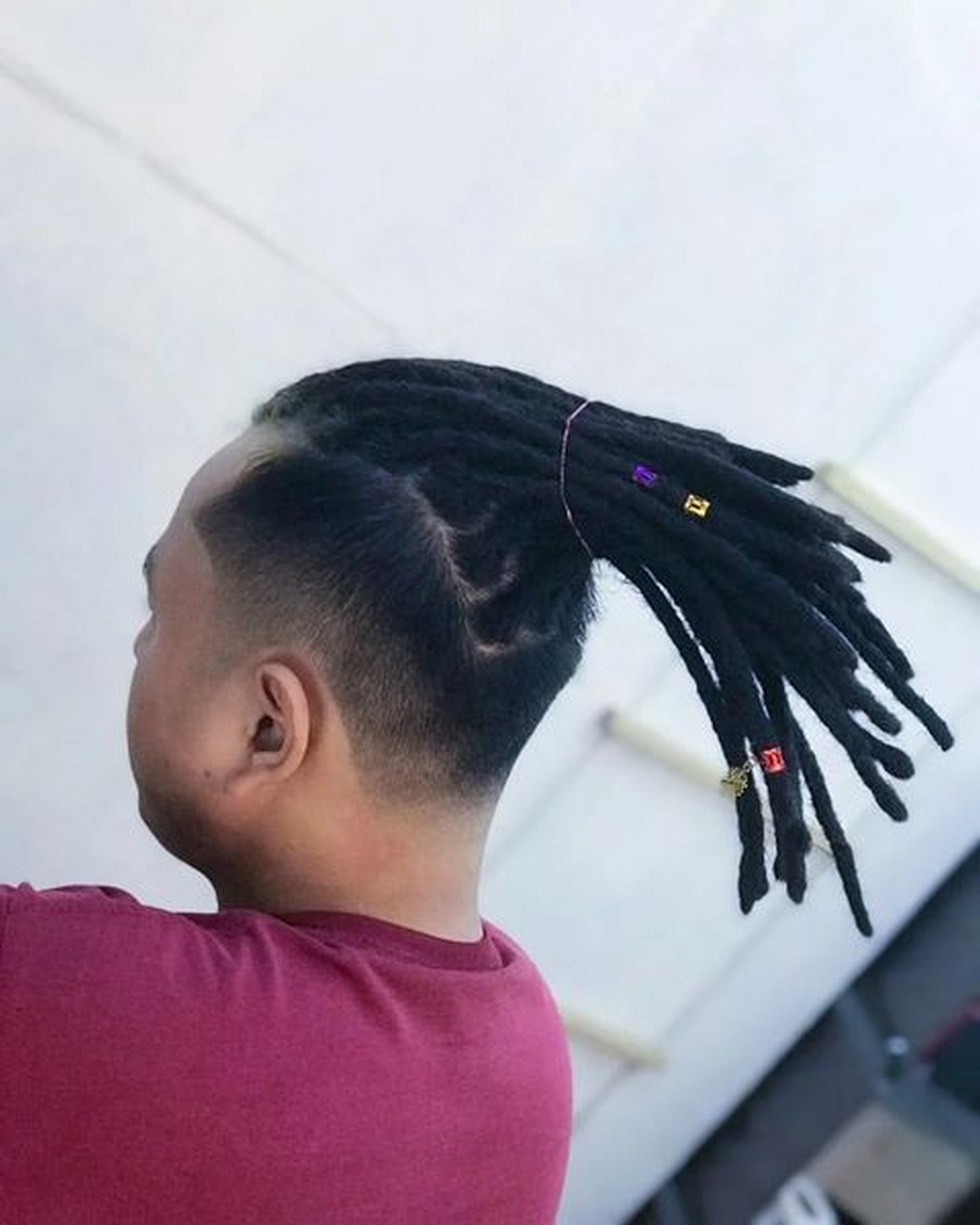 Pulled-Up Ponytail