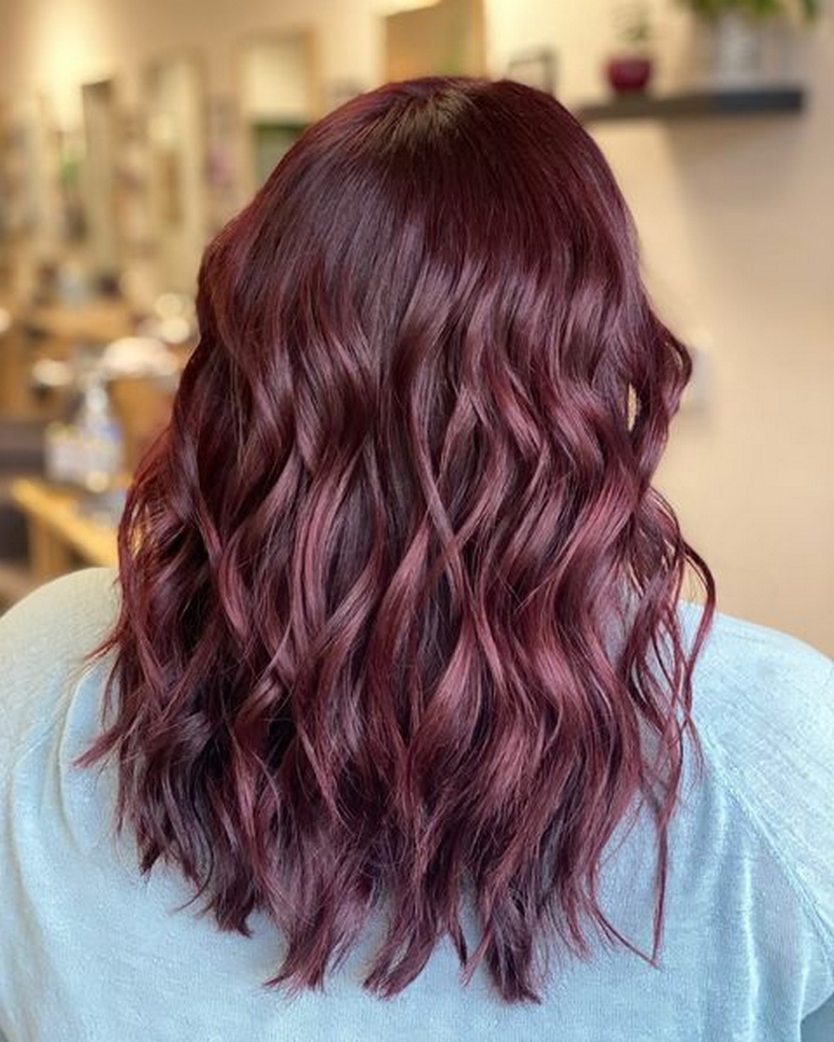 Wine Red Hair