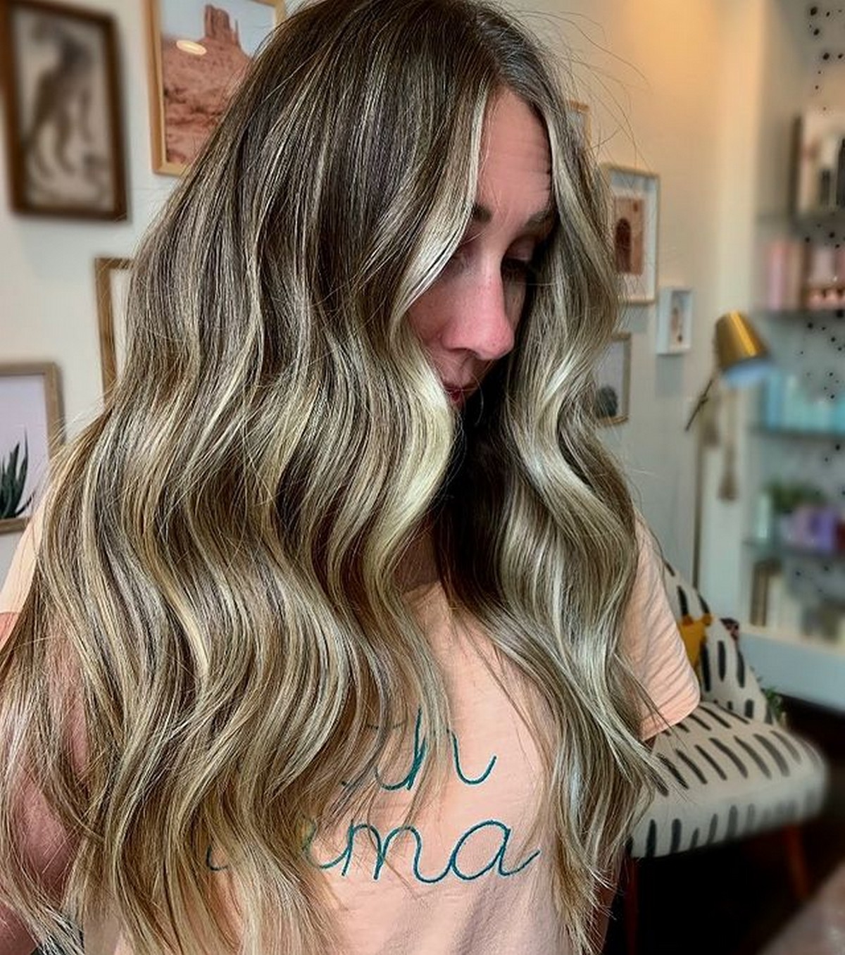 Bronze Blonde Balayage For Long Hair