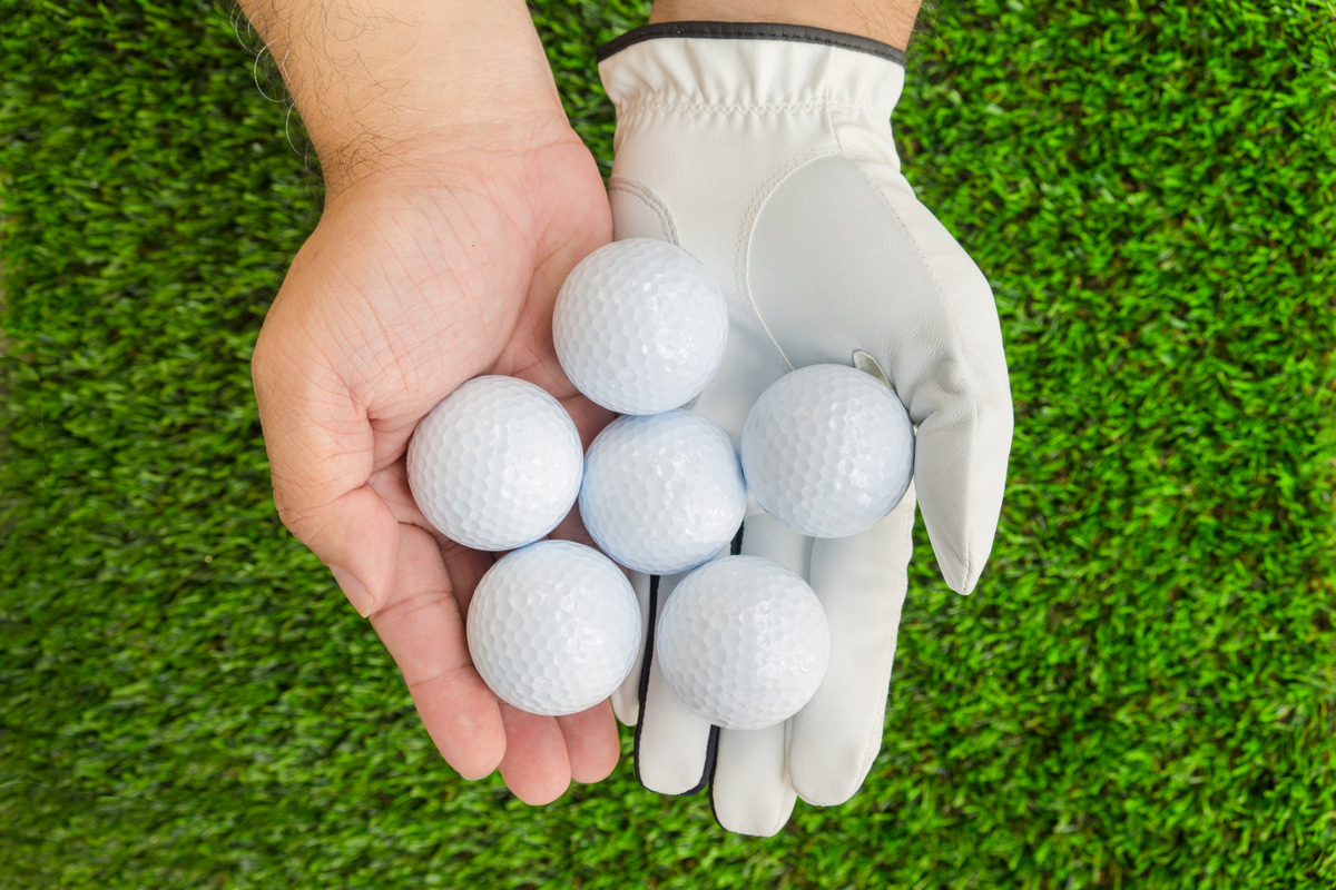 Six Golf Balls