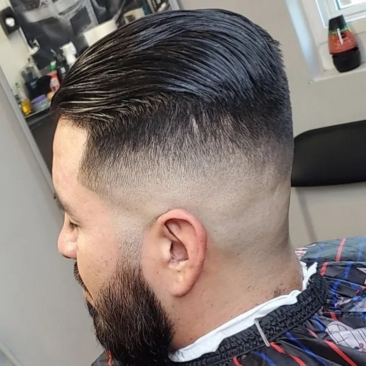 Slicked Back Fade