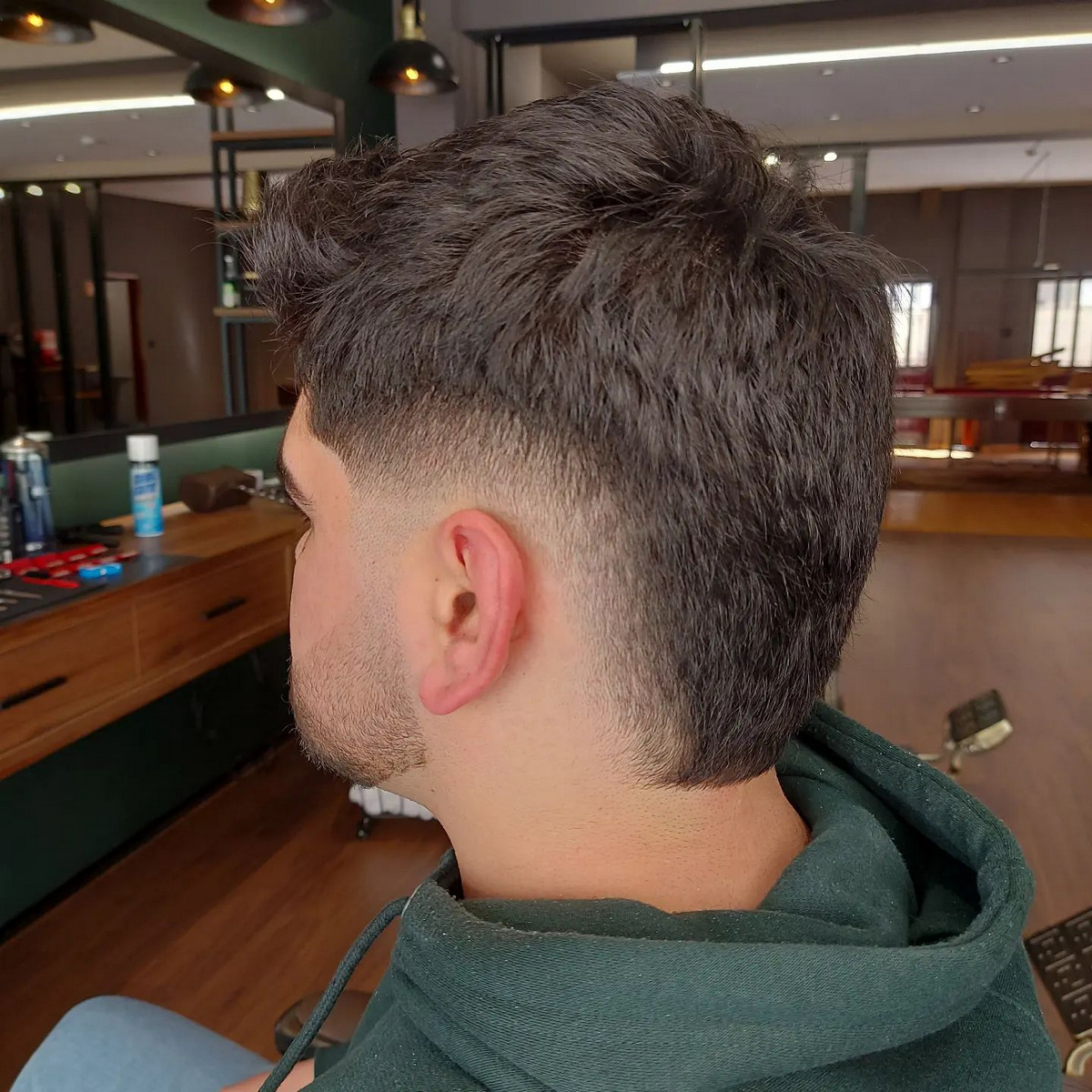 Taper Fade Mohawk Hair