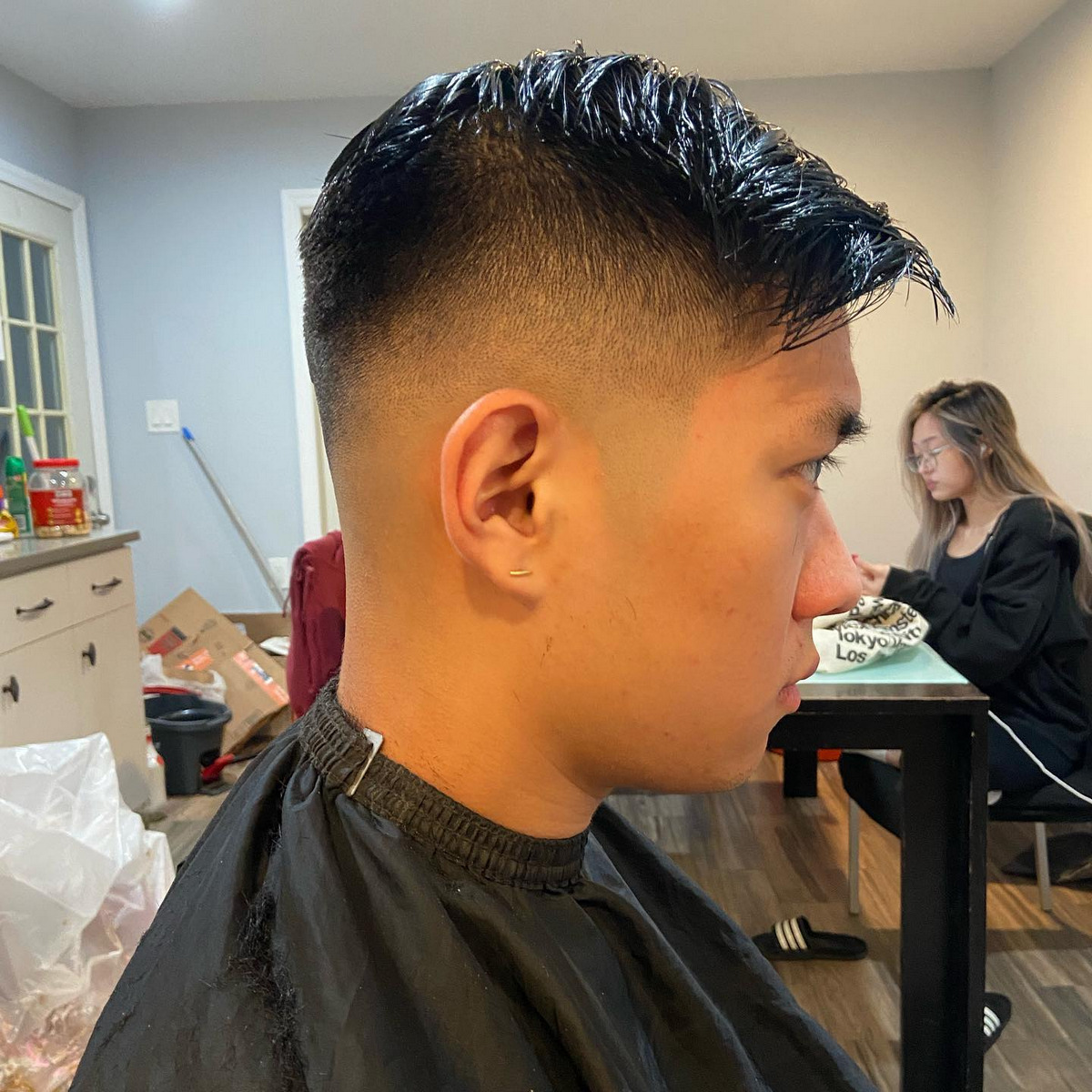 Skin Fade Comb Over