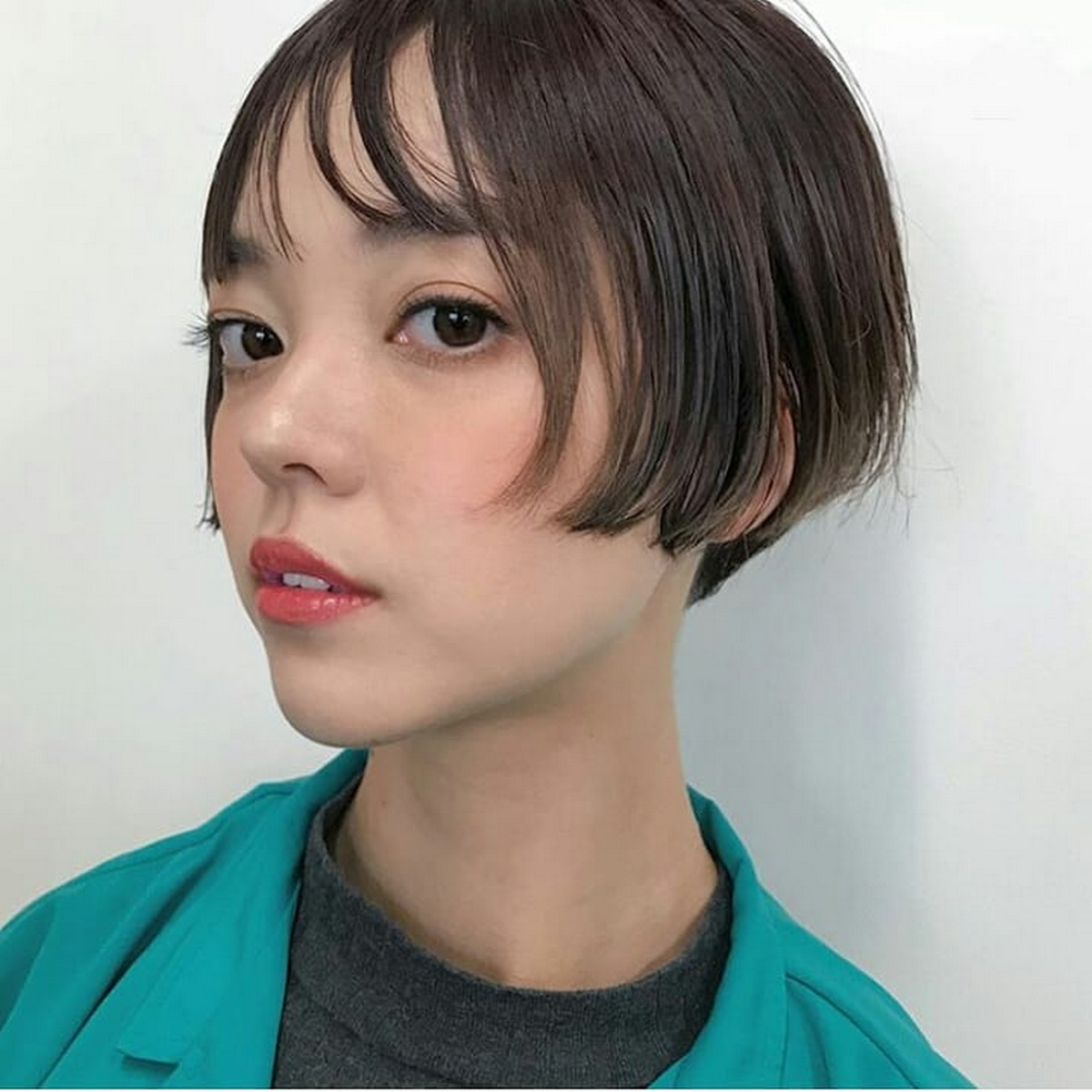 Very Short Rounded Textured Bob