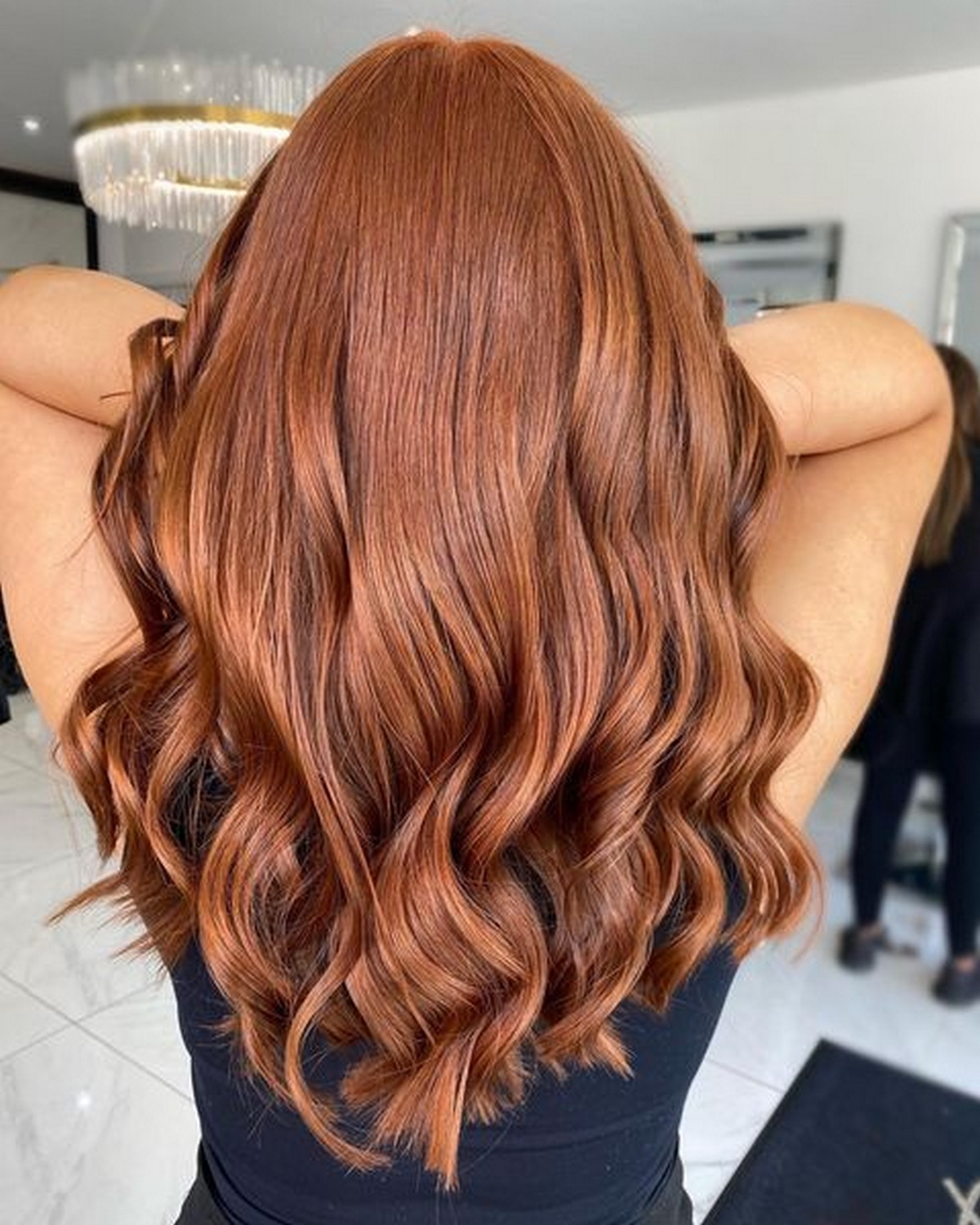 Golden Red Brown Hair