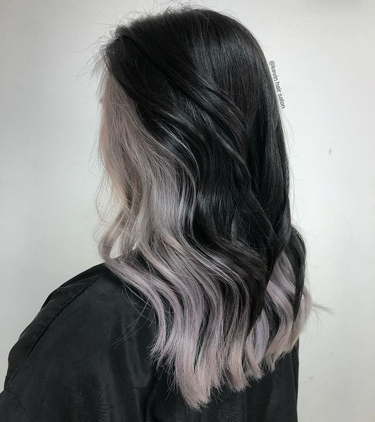 Grey Underneath Hair Color