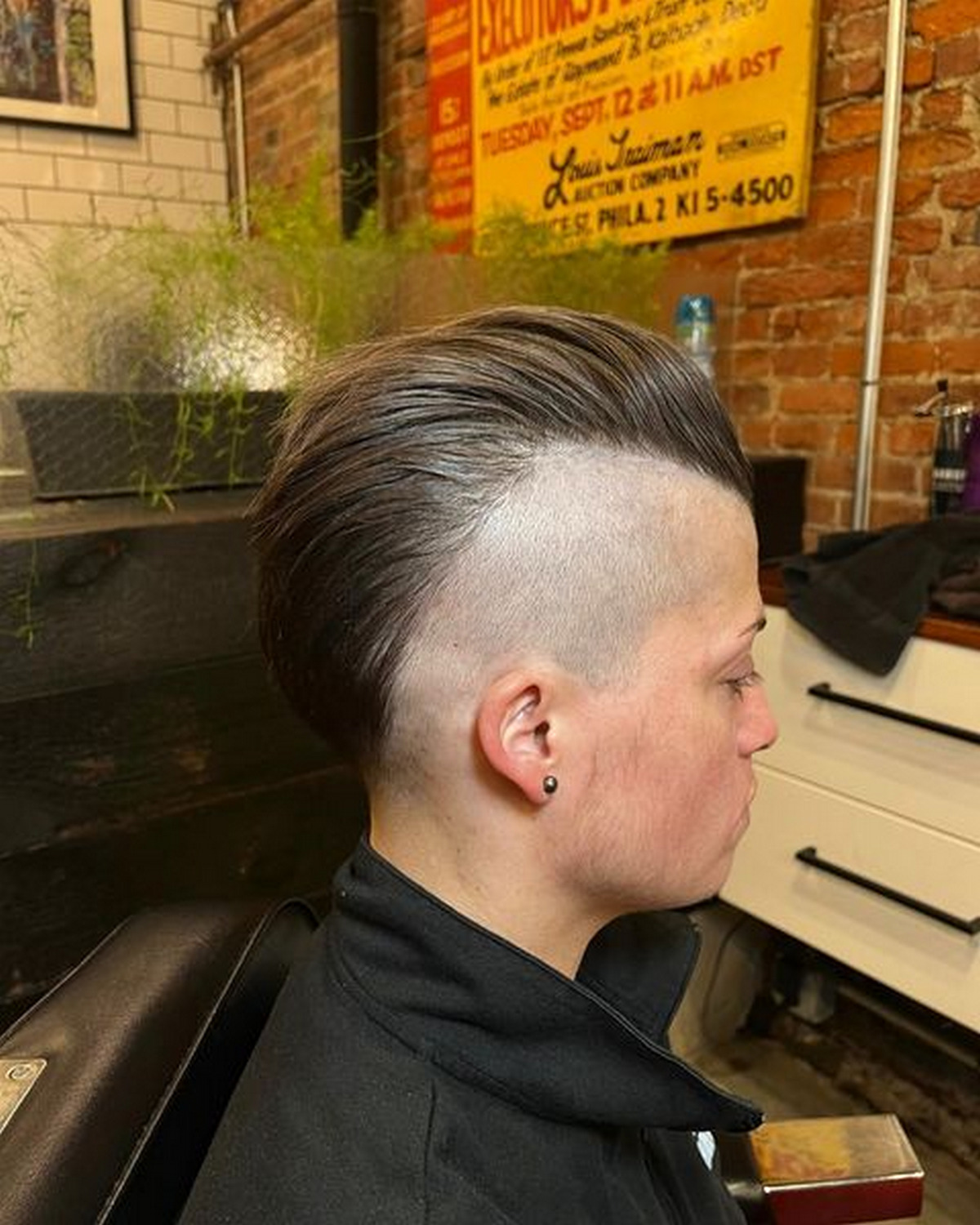High Fade Mullet Mohawk