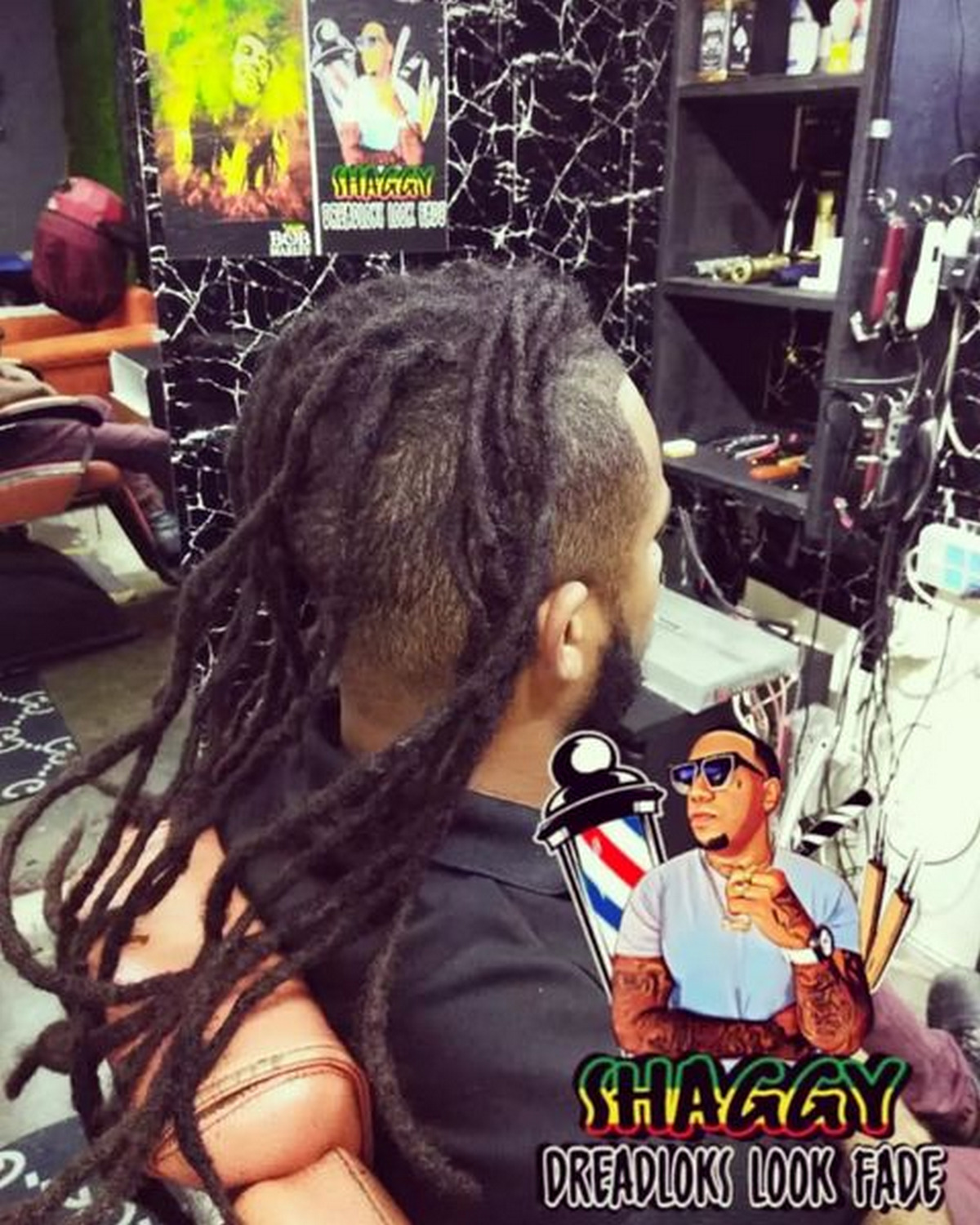 Long Dreads With Undercut 