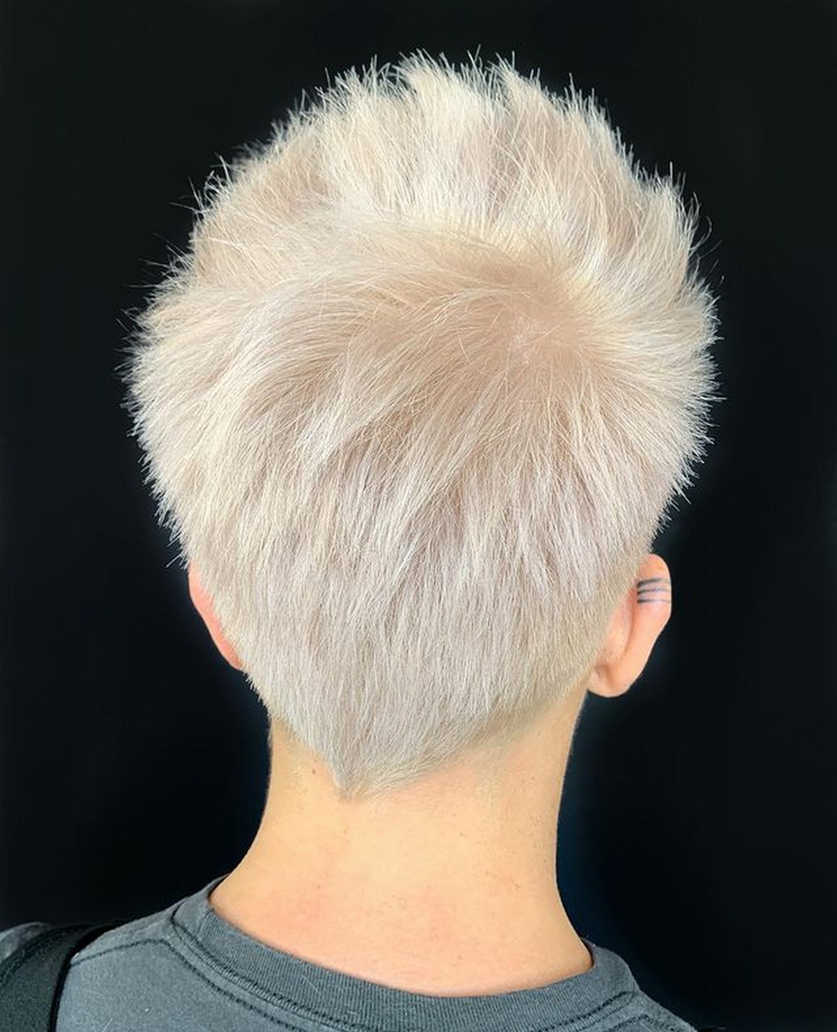 Bleached Faux Hawk