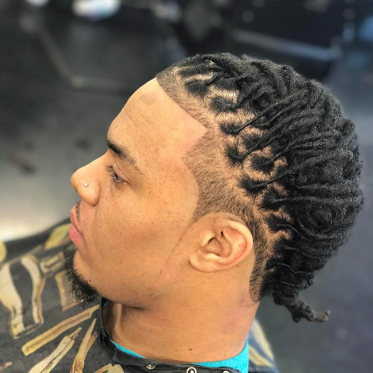 Dread Mohawk with Line Up