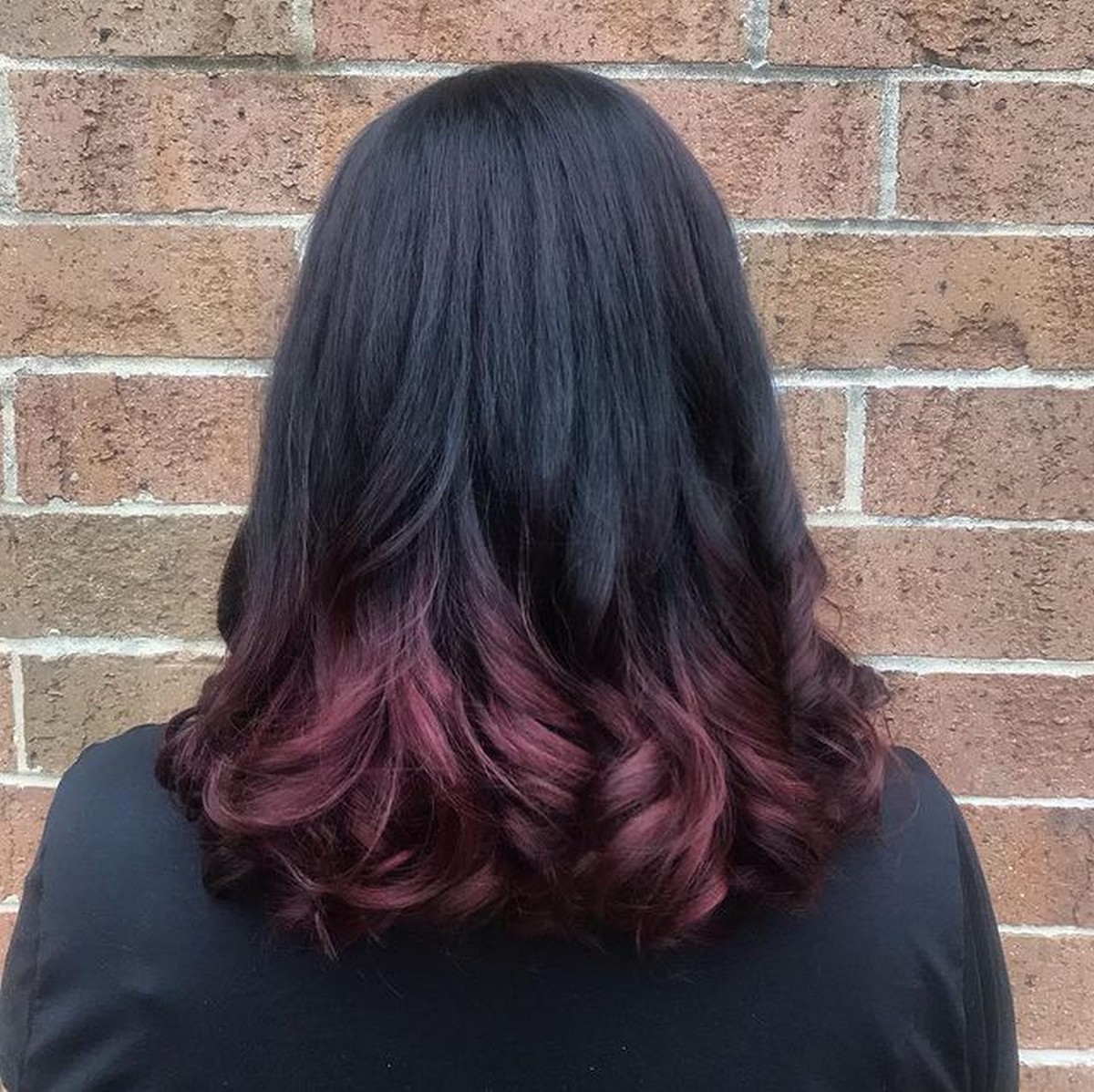 Maroon Ombre