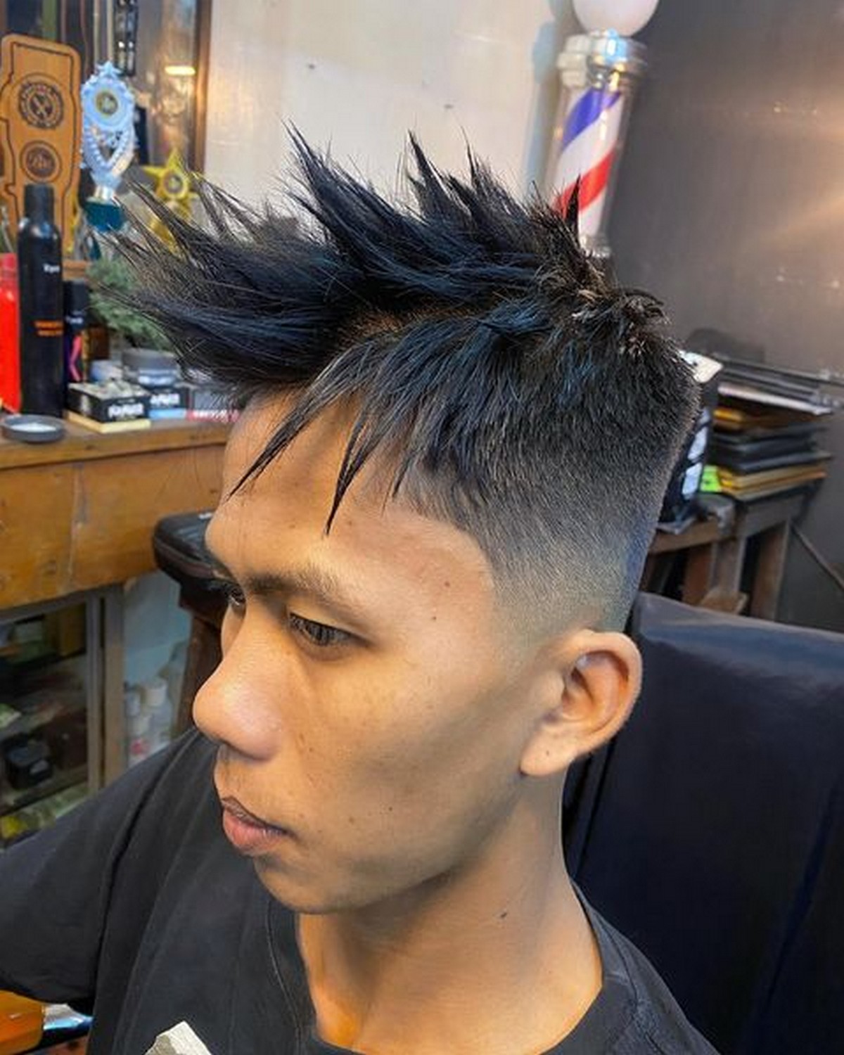 Ugly Spiky Haircut