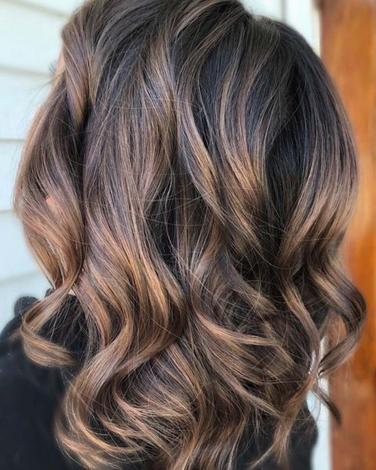 Beachy Waves With Balayage