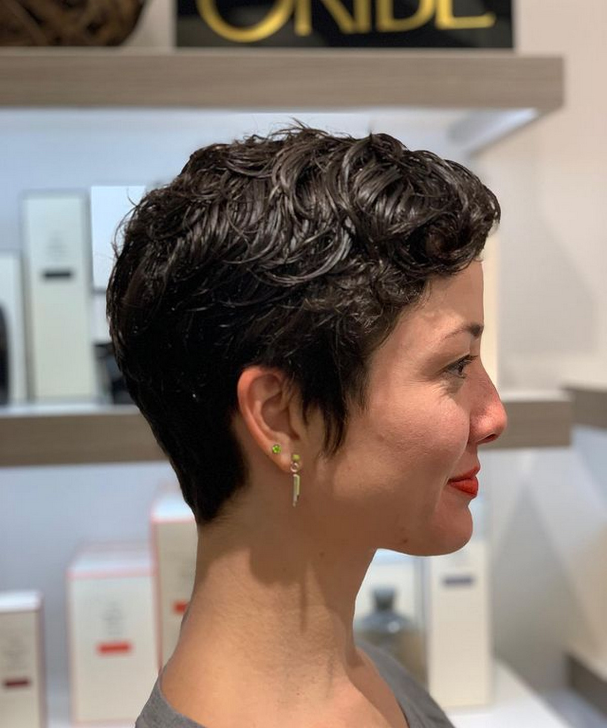 Feathered Pixie Cut 