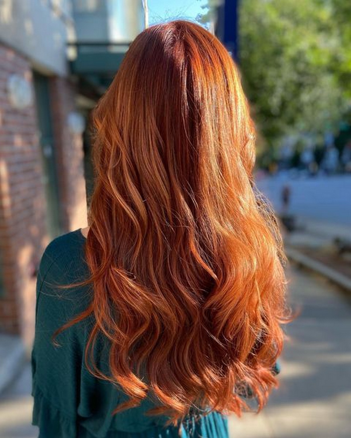 Sun-Kissed Red Hair
