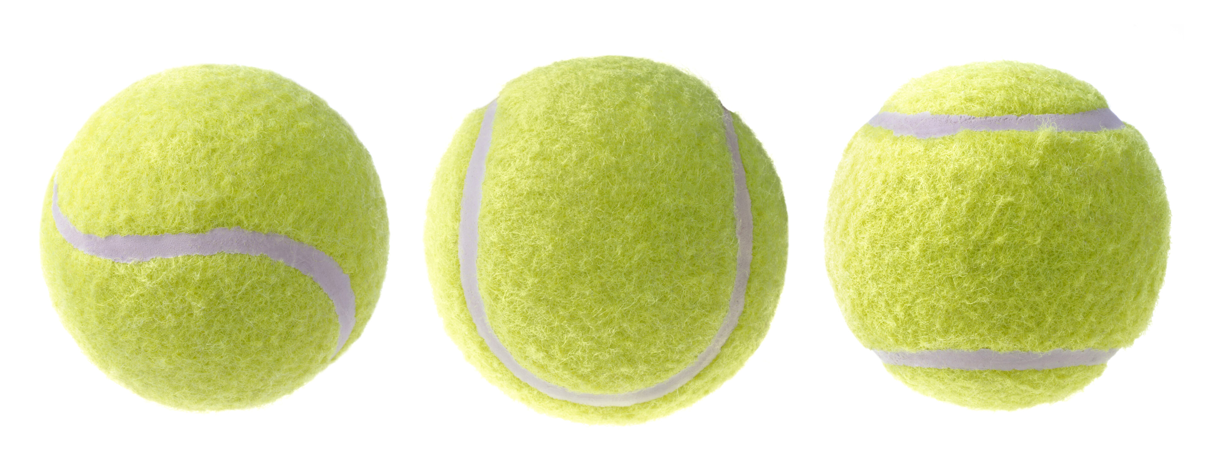 Three Tennis Balls