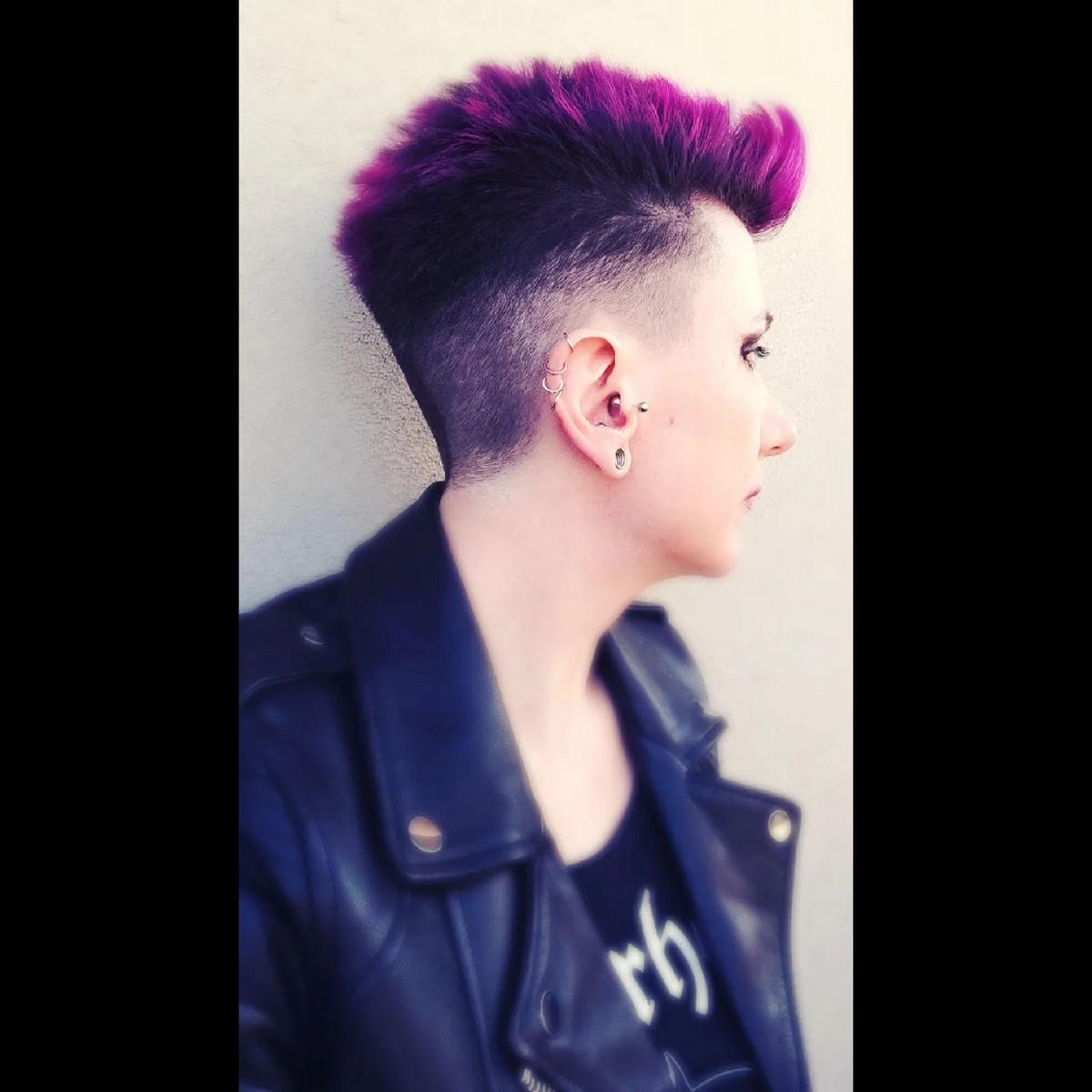 Mohawk With Vibrant Hues