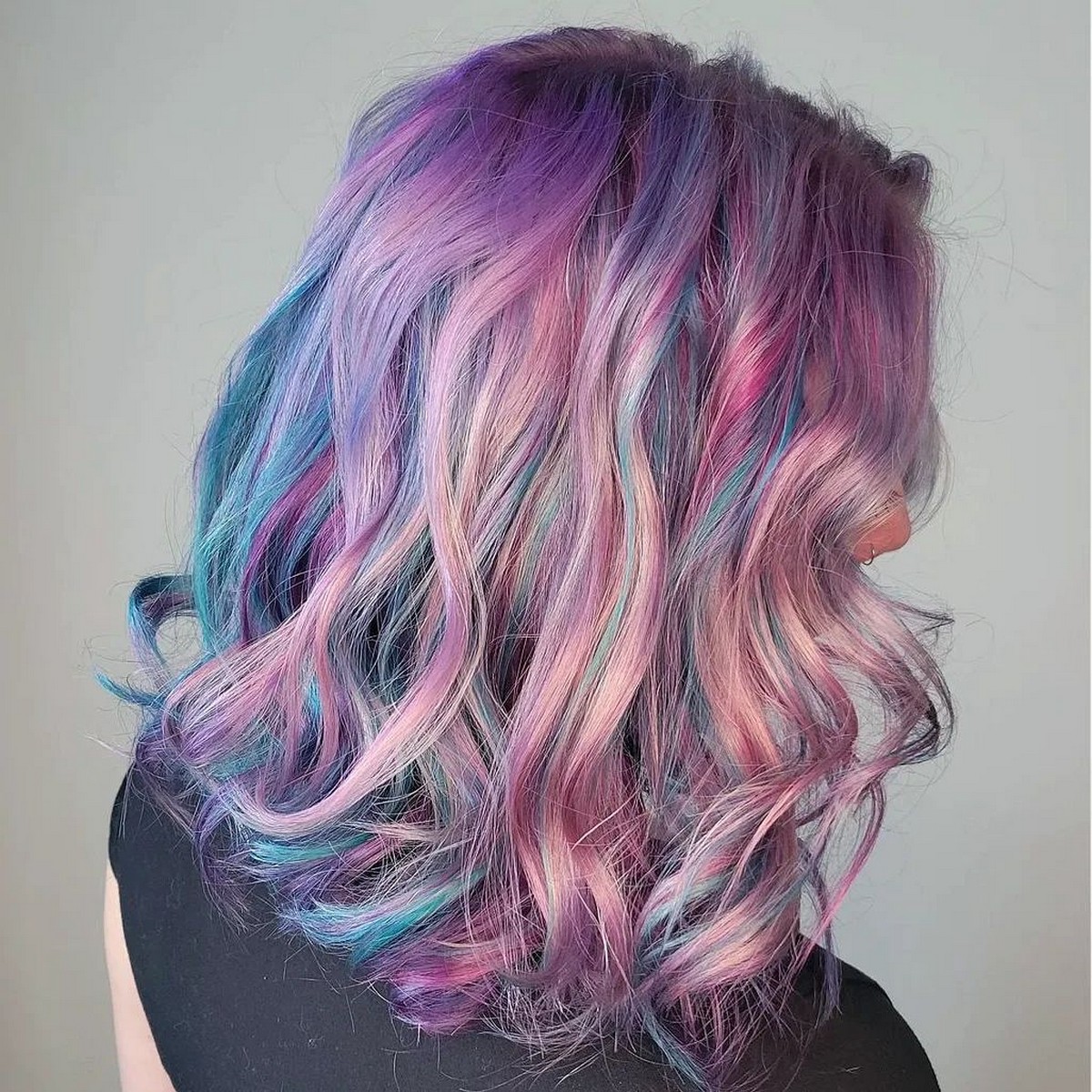 Pink and Blue Hair