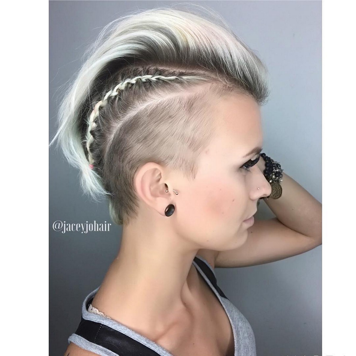 Mini-Braided Faux Hawk