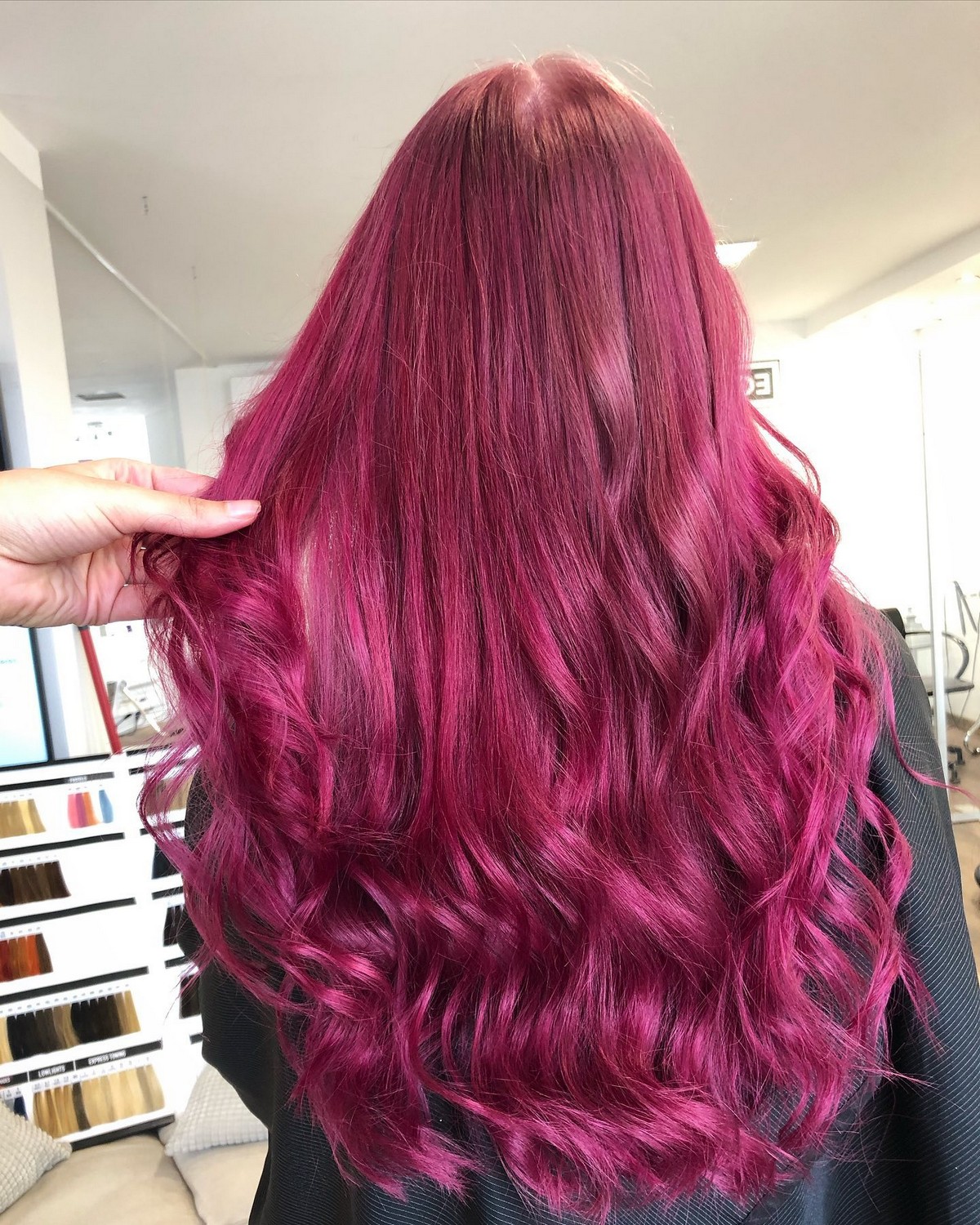 Dark Pink Hair