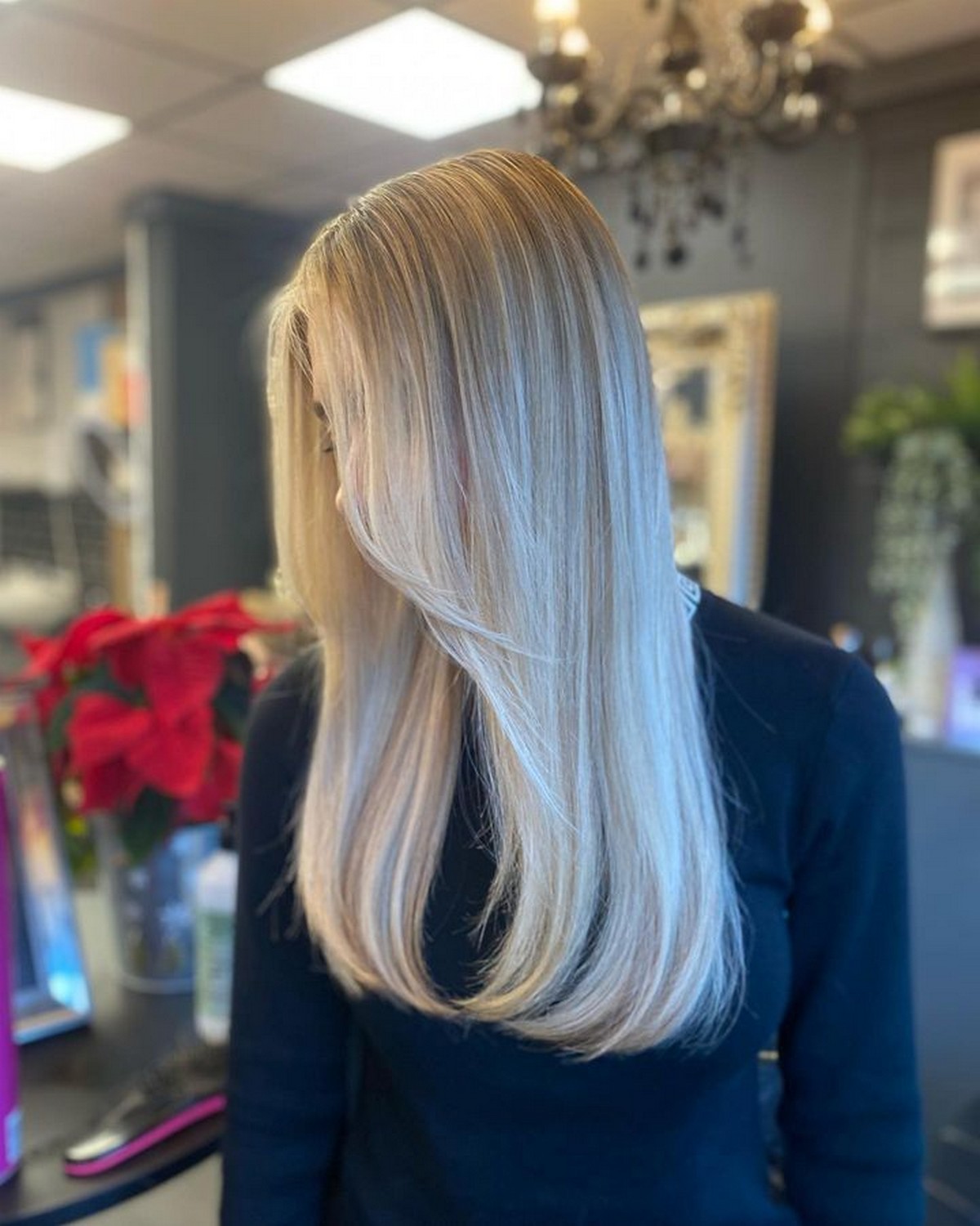 Sleek Blonde Balayage